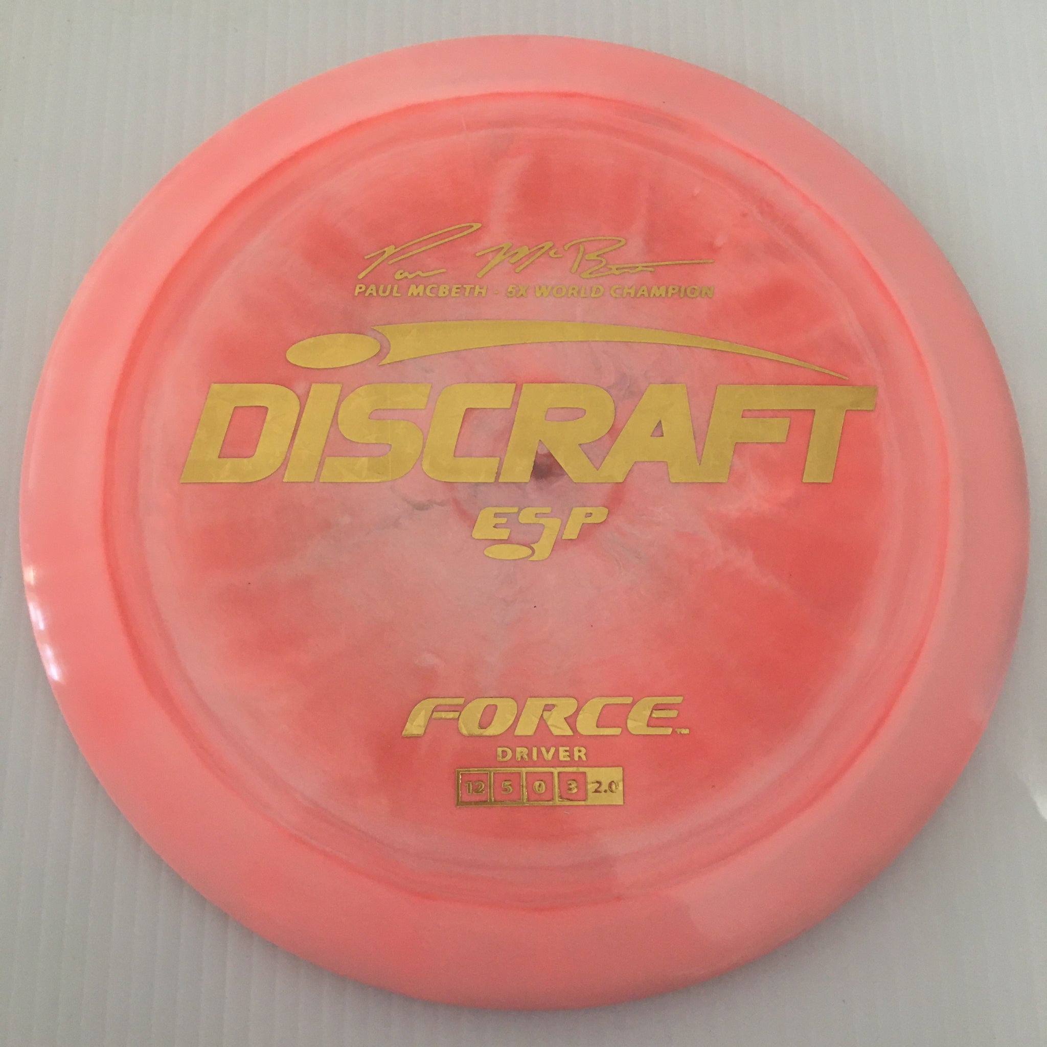Discraft 5x Paul McBeth ESP Force 12/5/0/3 (173-174 grams)