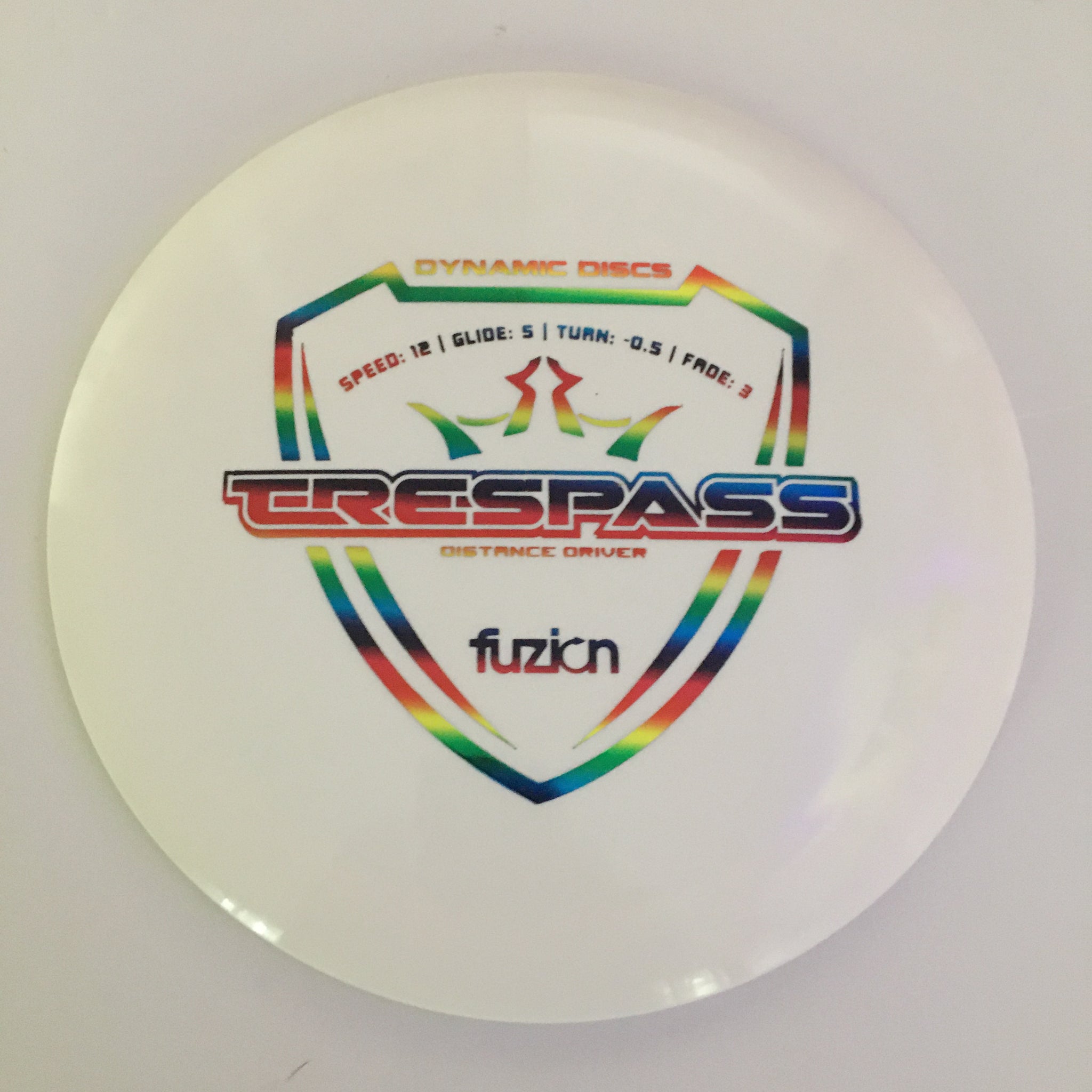 Dynamic Discs Fuzion Trespass 12/5/-0.5/3