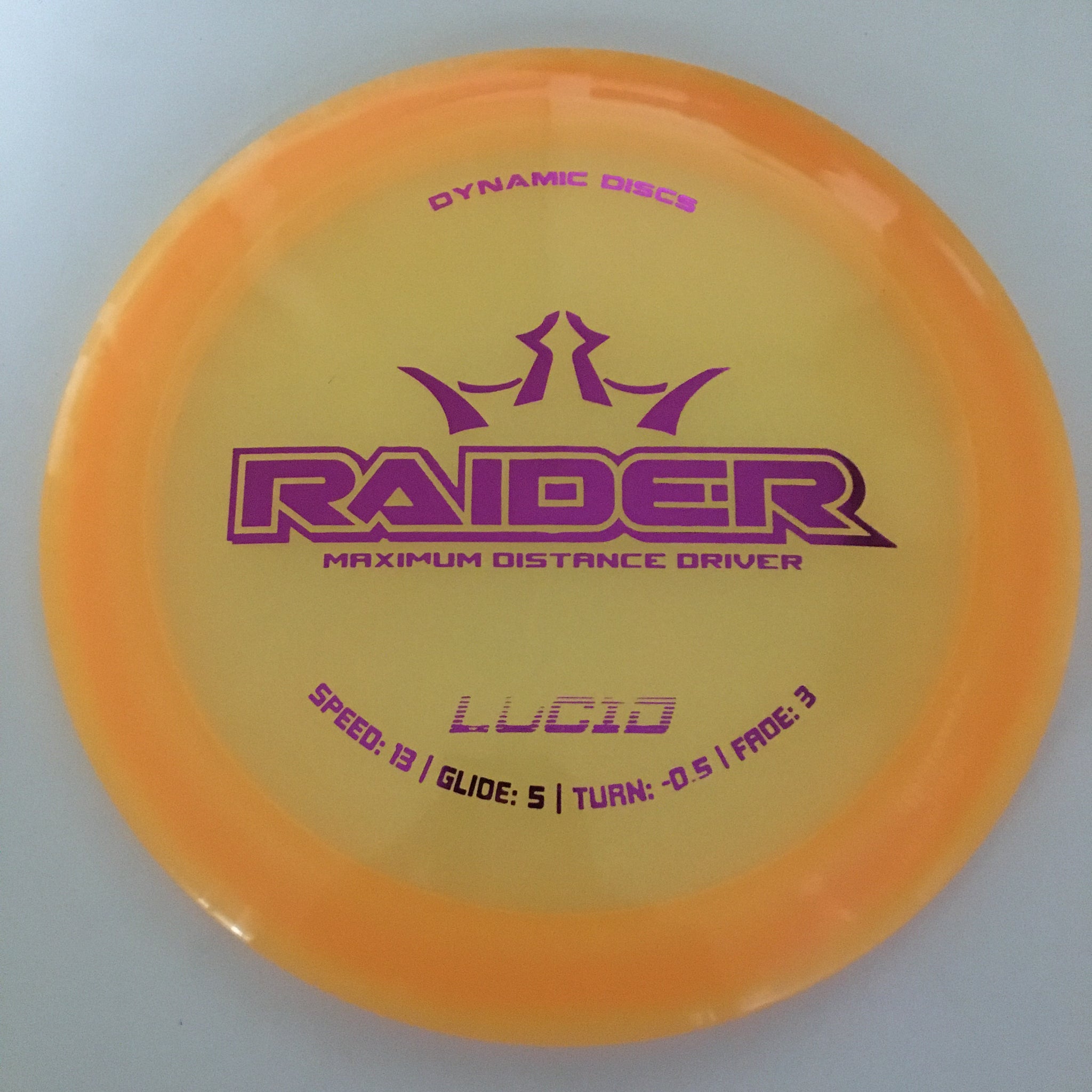 Dynamic Discs Lucid Raider 13/5/-0.5/3