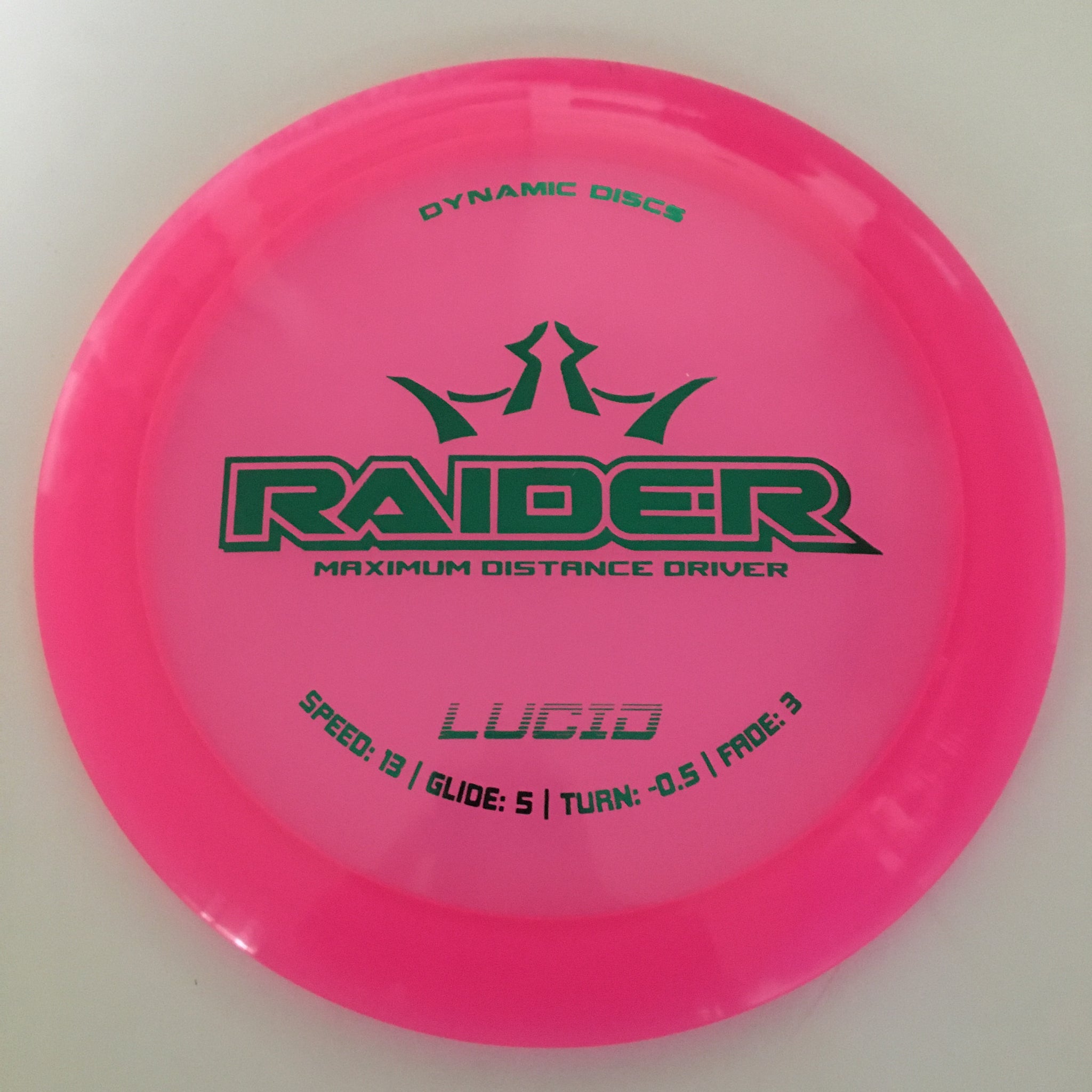 Dynamic Discs Lucid Raider 13/5/-0.5/3