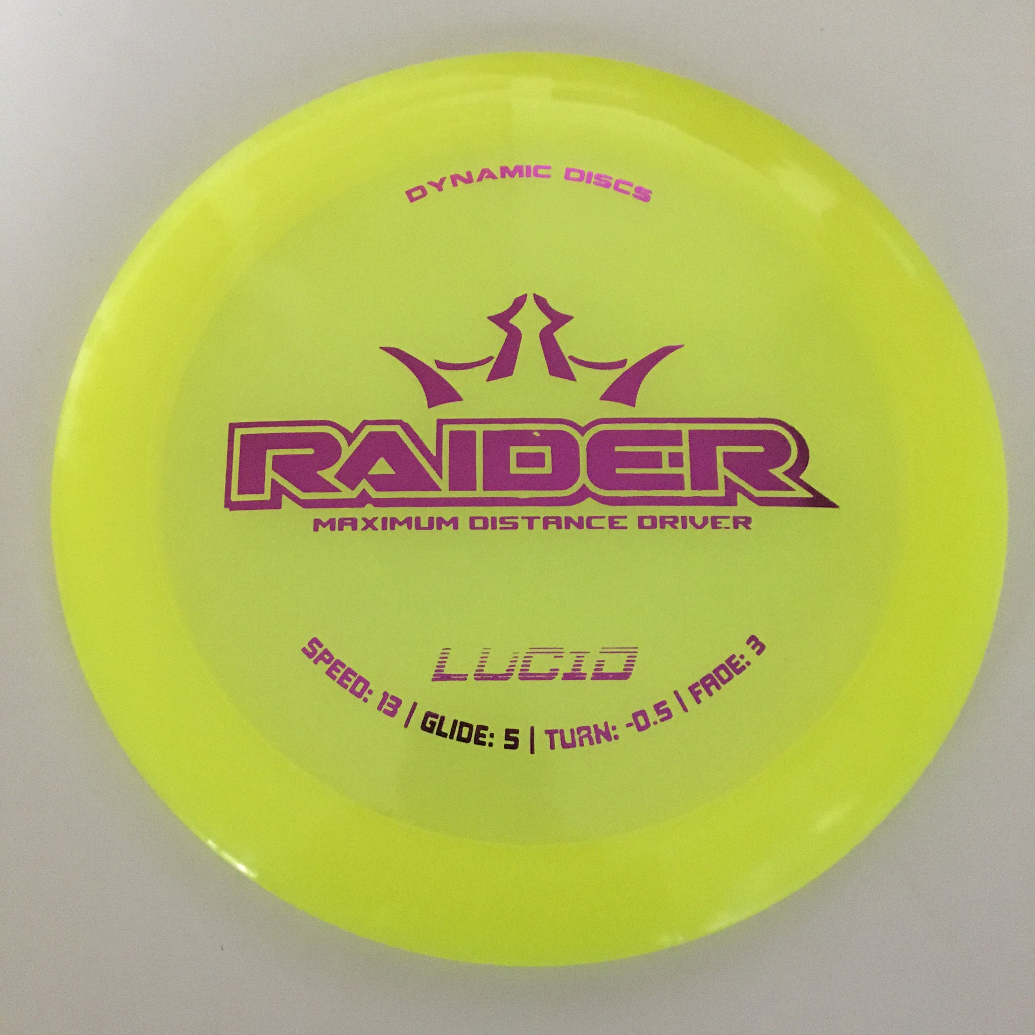 Dynamic Discs Lucid Raider 13/5/-0.5/3