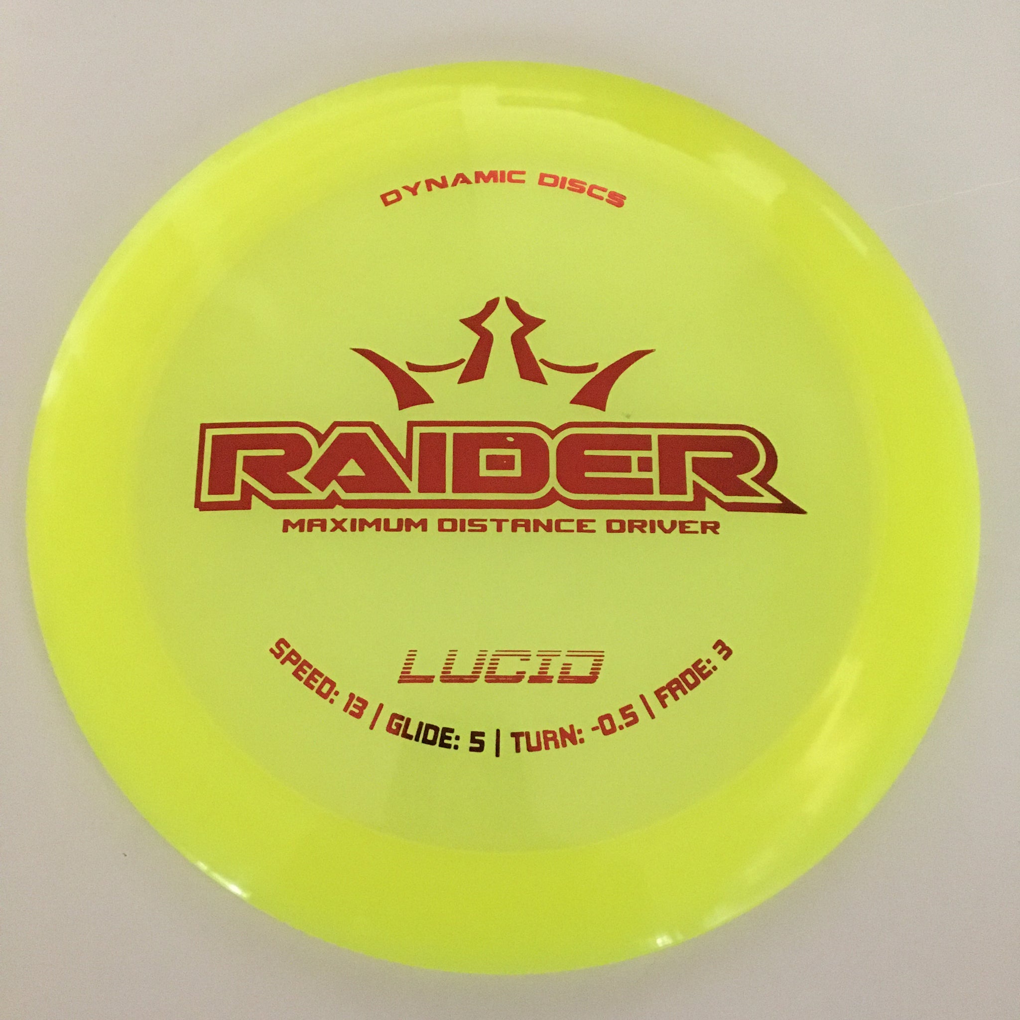 Dynamic Discs Lucid Raider 13/5/-0.5/3