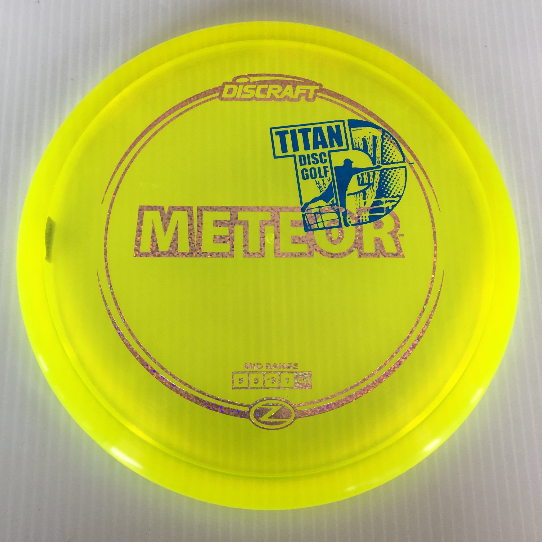 Discraft Z Meteor 5/5/-3/1 Titan Disc Golf Overstamp