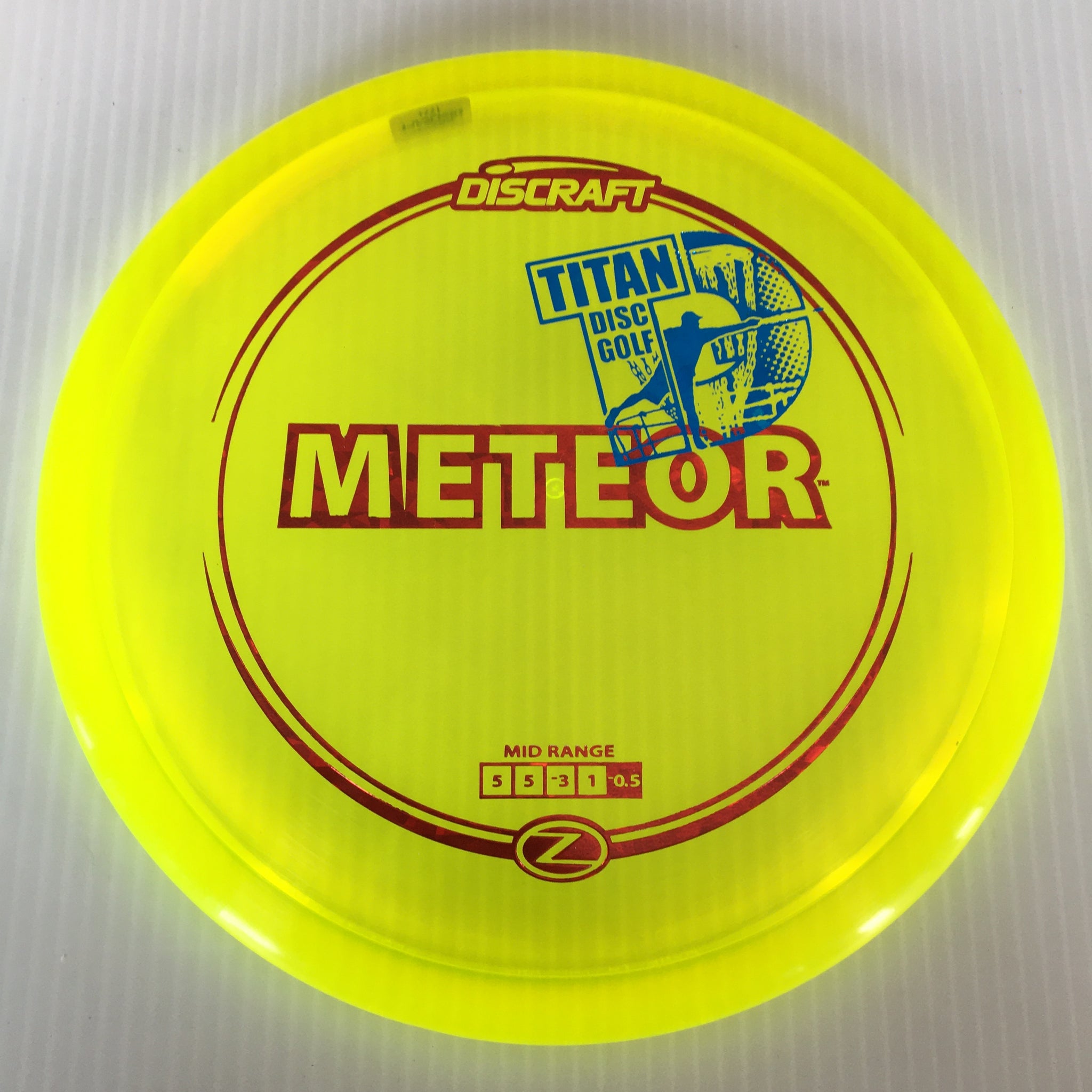 Discraft Z Meteor 5/5/-3/1 Titan Disc Golf Overstamp