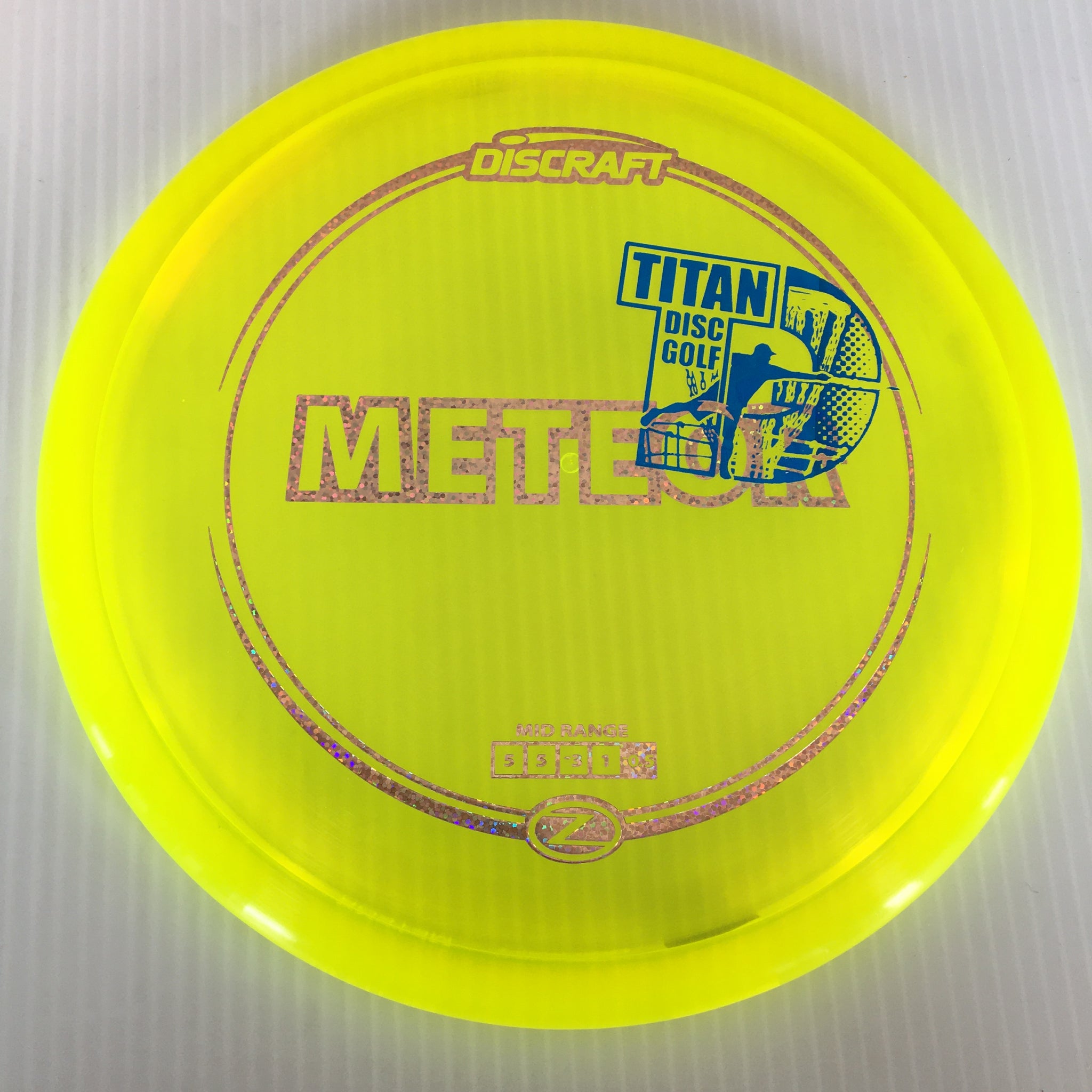 Discraft Z Meteor 5/5/-3/1 Titan Disc Golf Overstamp