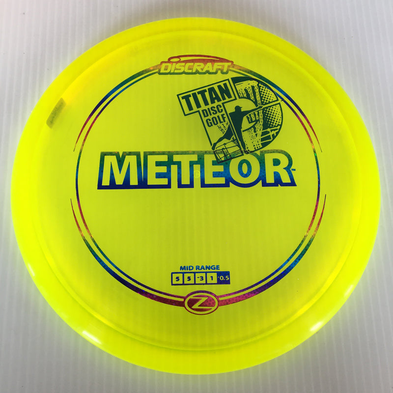 Discraft Z Meteor 5/5/-3/1 Titan Disc Golf Overstamp