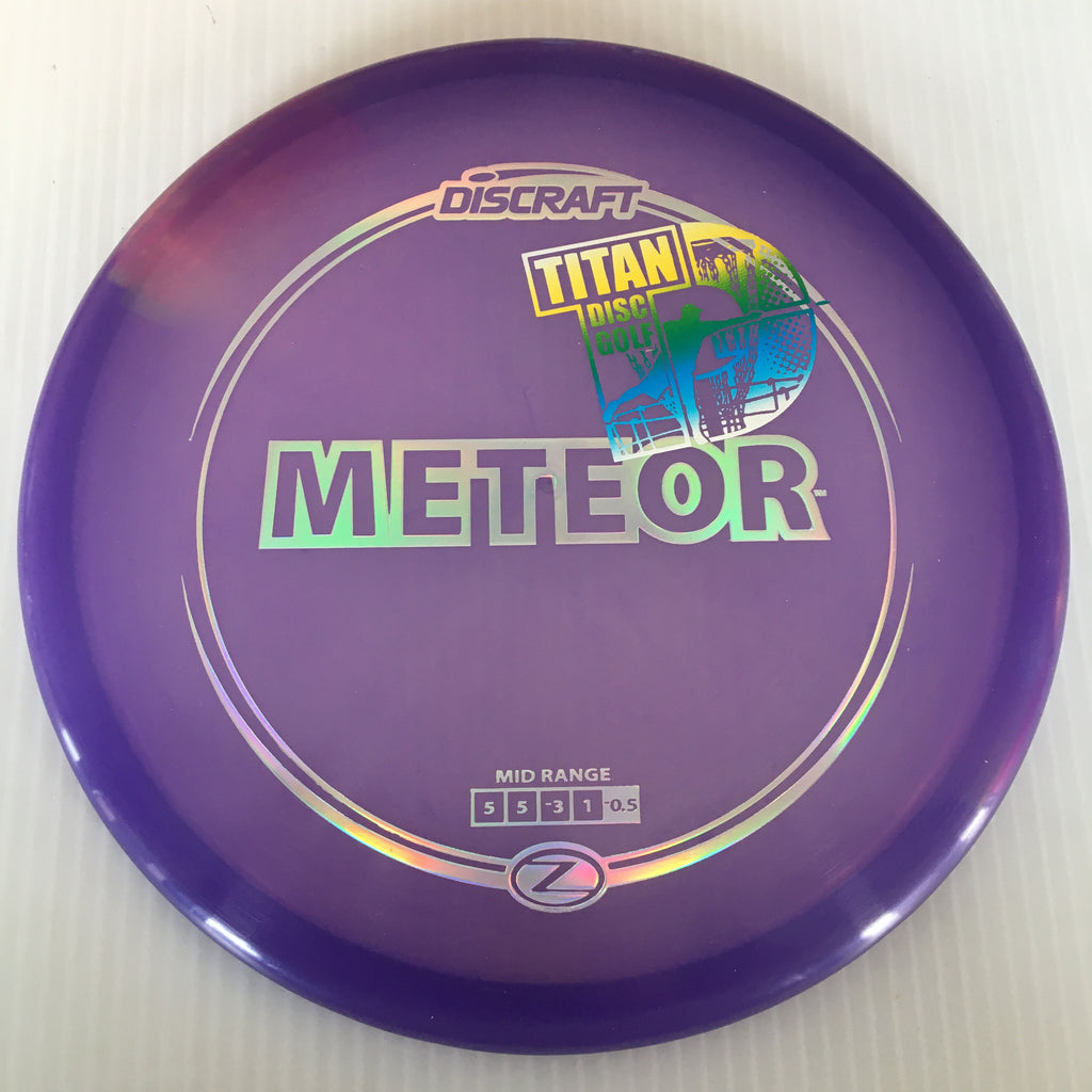 Discraft Z Meteor 5/5/-3/1 Titan Disc Golf Overstamp