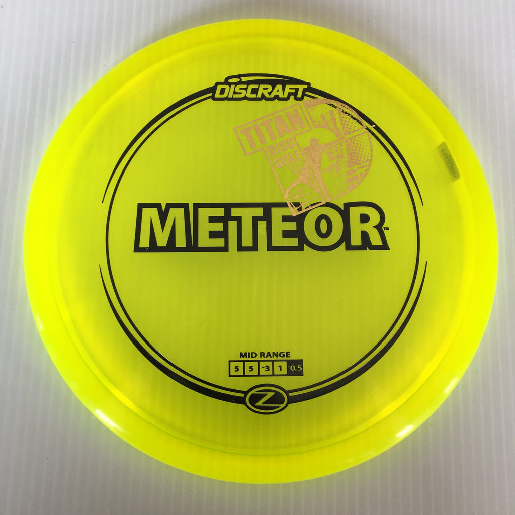 Discraft Z Meteor 5/5/-3/1 Titan Disc Golf Overstamp