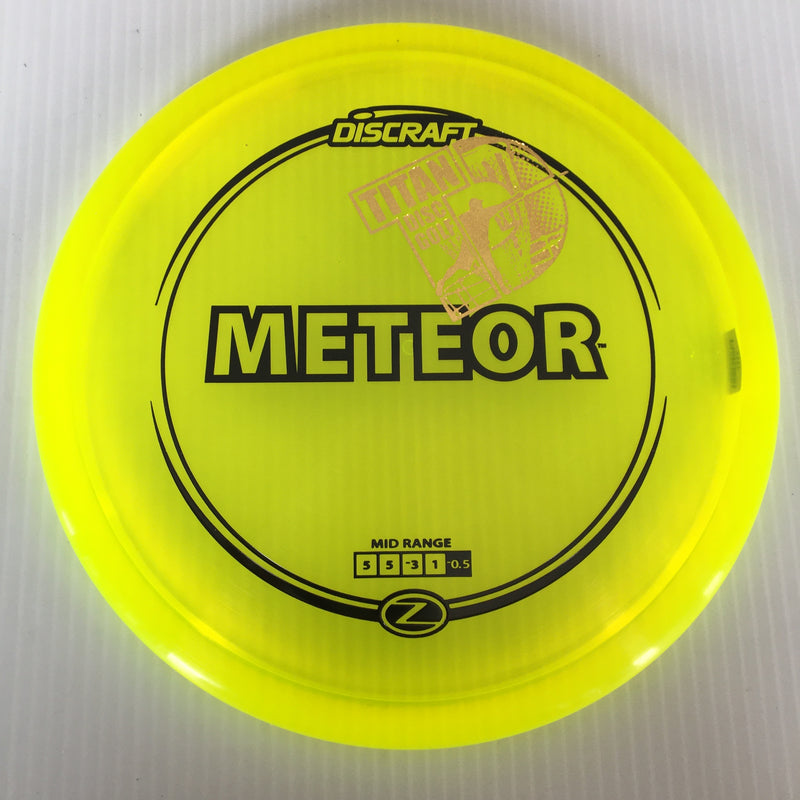 Discraft Z Meteor 5/5/-3/1 Titan Disc Golf Overstamp