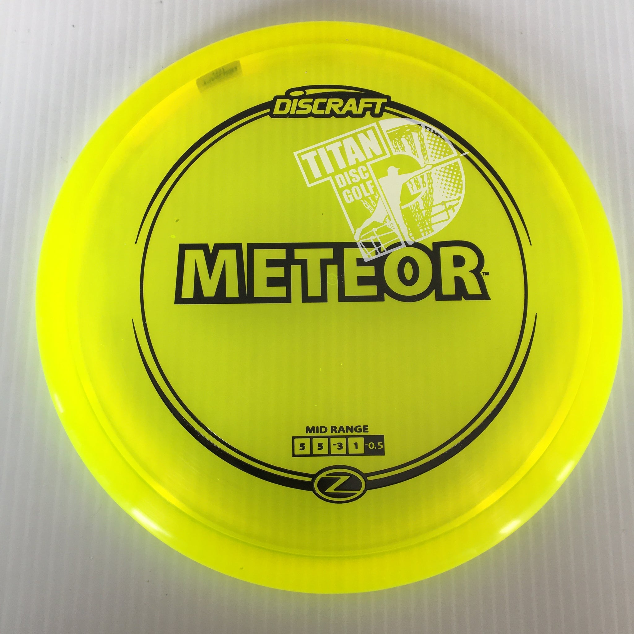 Discraft Z Meteor 5/5/-3/1 Titan Disc Golf Overstamp