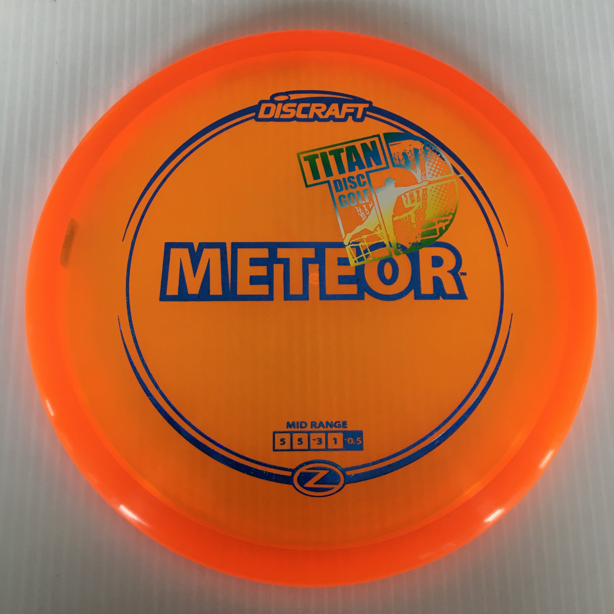 Discraft Z Meteor 5/5/-3/1 Titan Disc Golf Overstamp