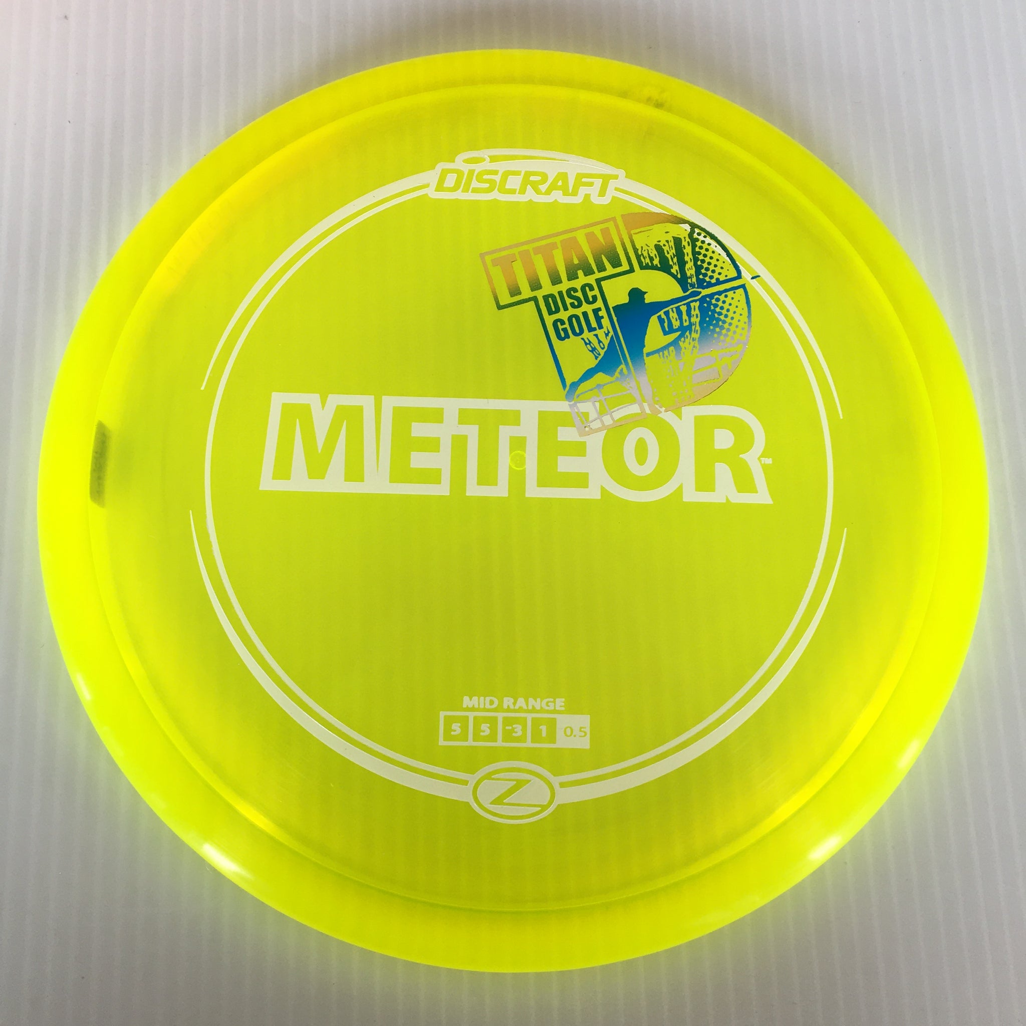Discraft Z Meteor 5/5/-3/1 Titan Disc Golf Overstamp