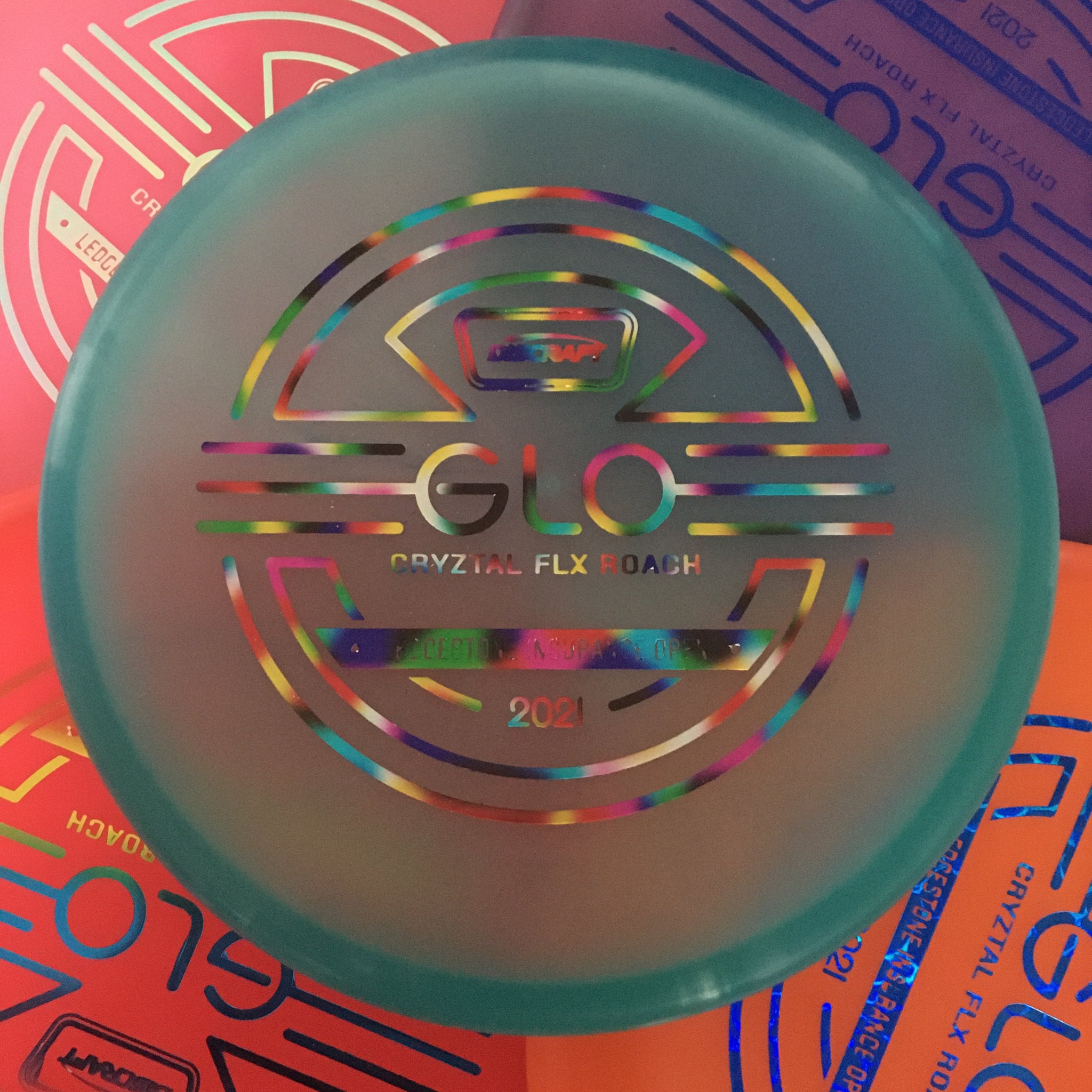 Discraft 2021 Ledgestone Cryztal FLX GLO Roach 2/4/0/1