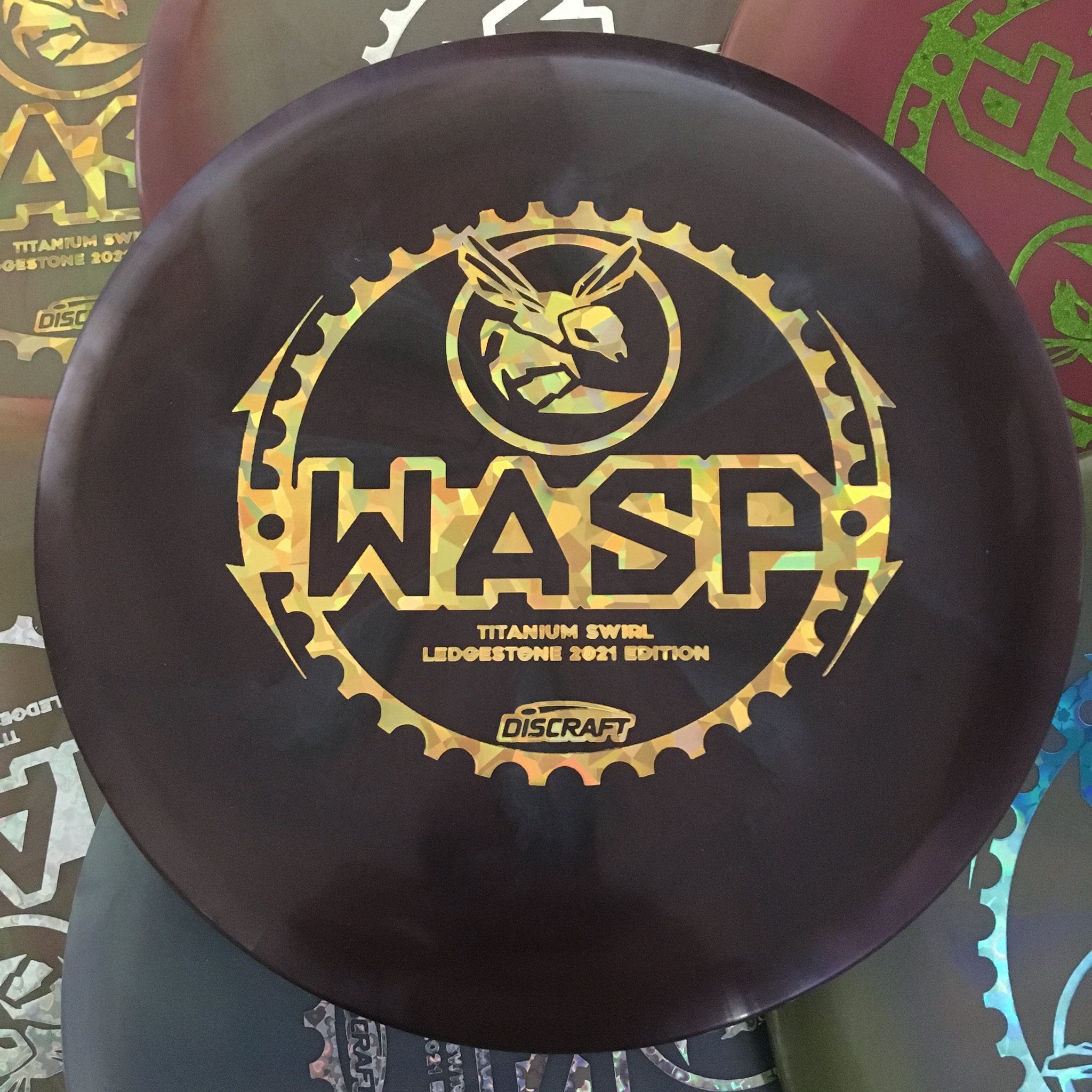Discraft 2021 Ledgestone Titanium Swirl Wasp 5/3/0/2