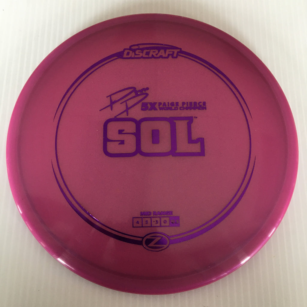 Discraft 5x Paige Pierce Z Sol 4/5/-3/0