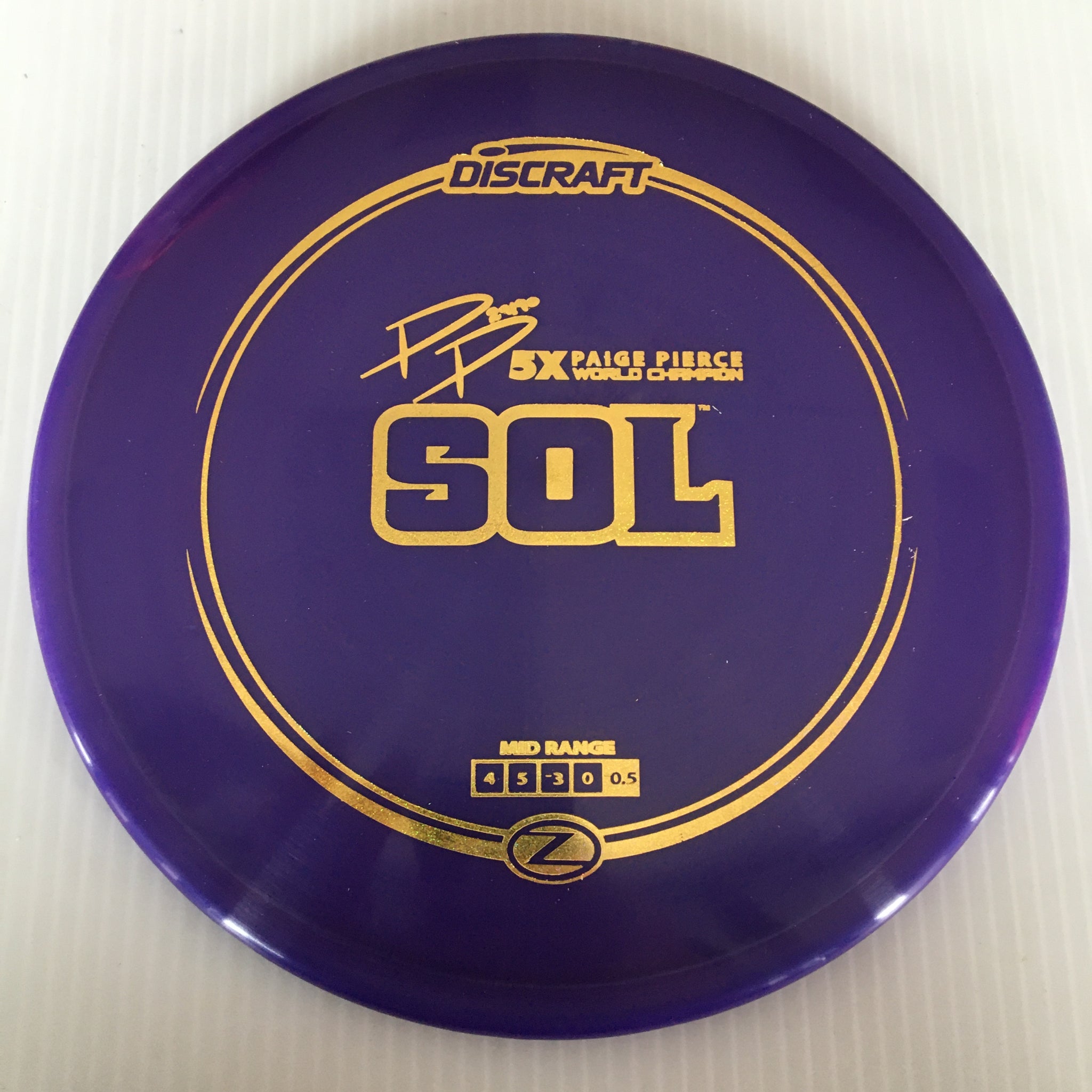 Discraft 5x Paige Pierce Z Sol 4/5/-3/0