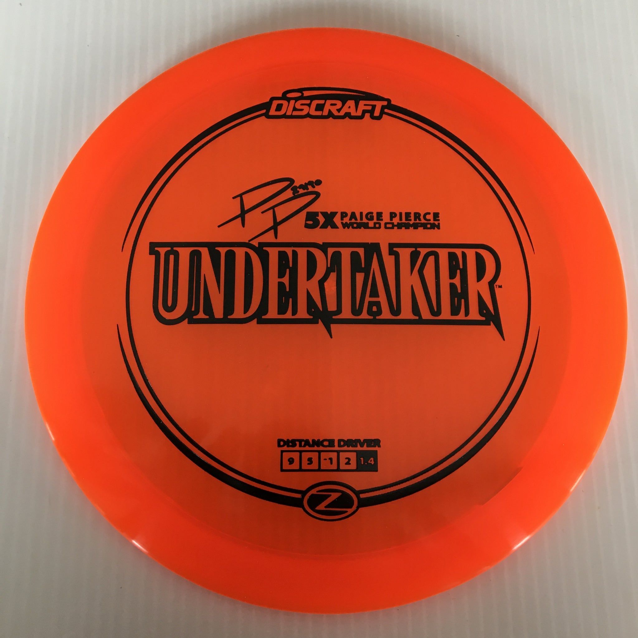 Discraft 5x Paige Pierce Z Undertaker 9/5/-1/2
