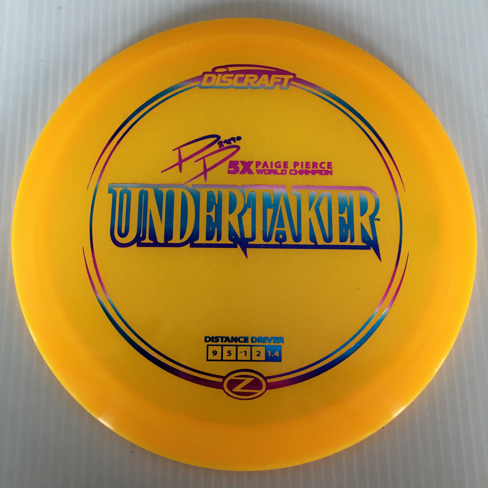 Discraft 5x Paige Pierce Z Undertaker 9/5/-1/2