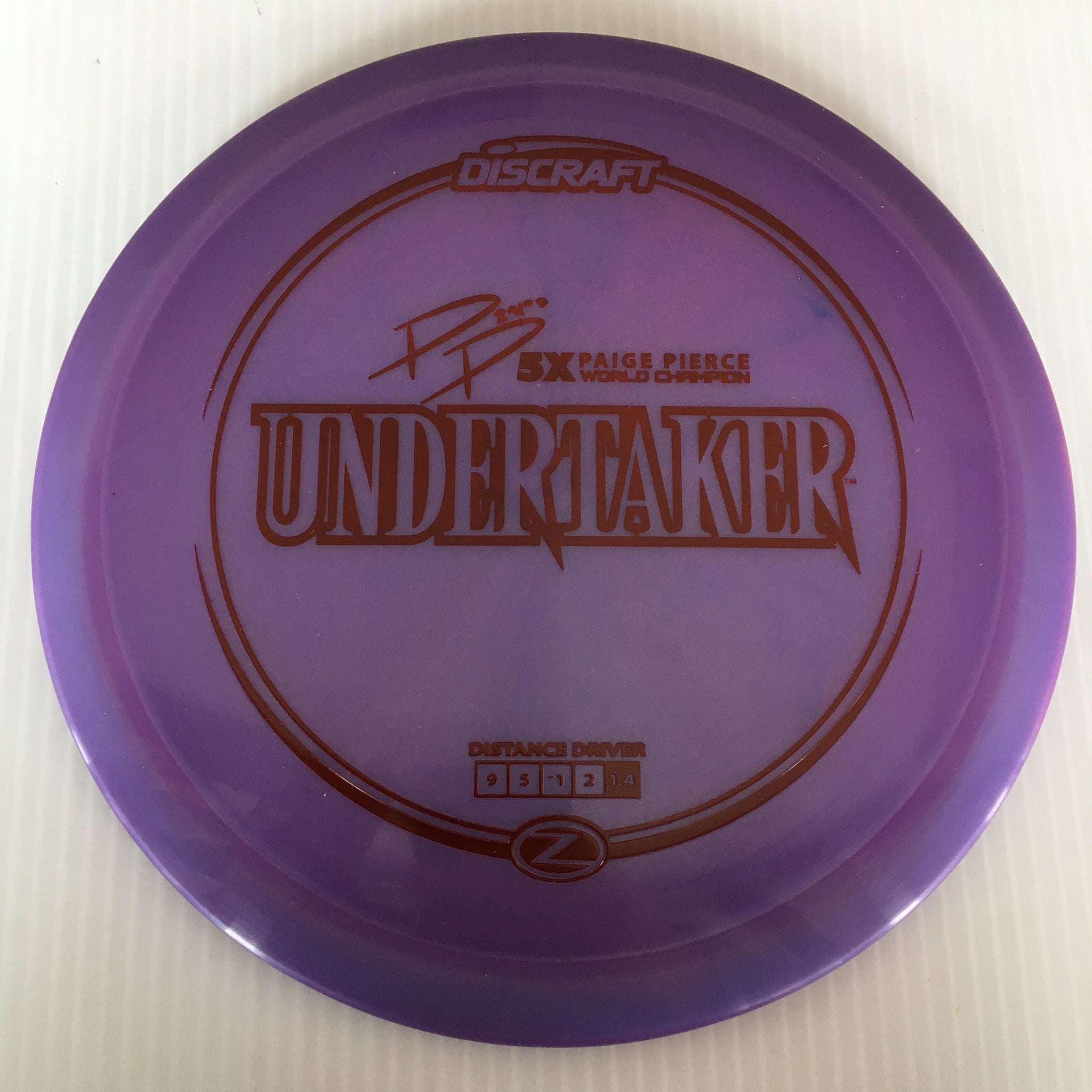 Discraft 5x Paige Pierce Z Undertaker 9/5/-1/2