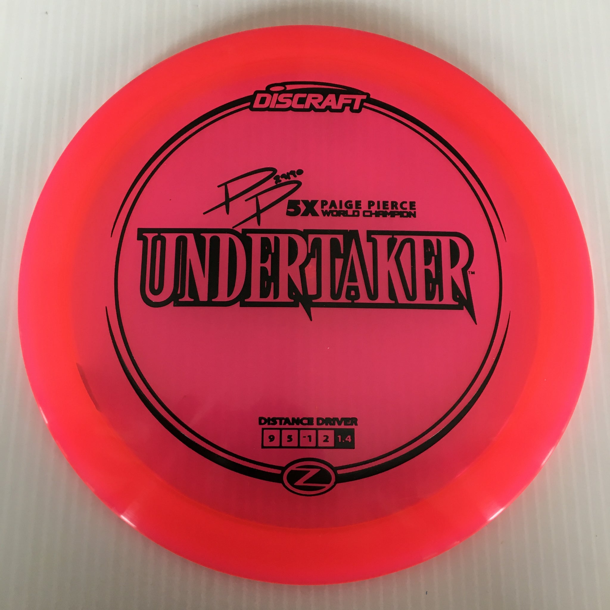 Discraft 5x Paige Pierce Z Undertaker 9/5/-1/2