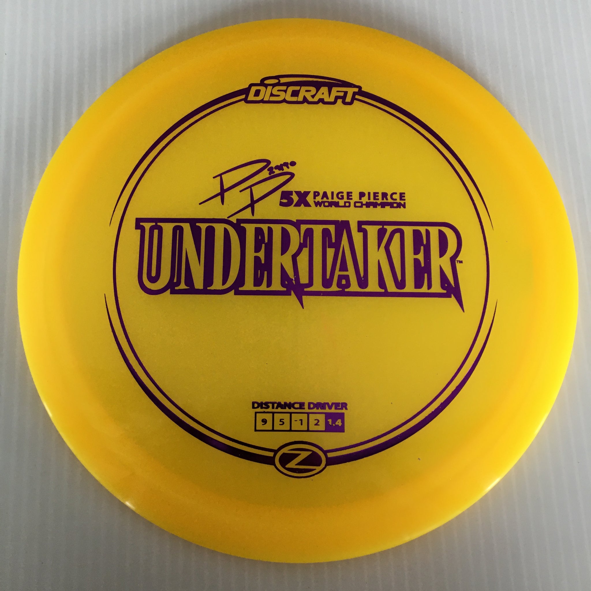 Discraft 5x Paige Pierce Z Undertaker 9/5/-1/2
