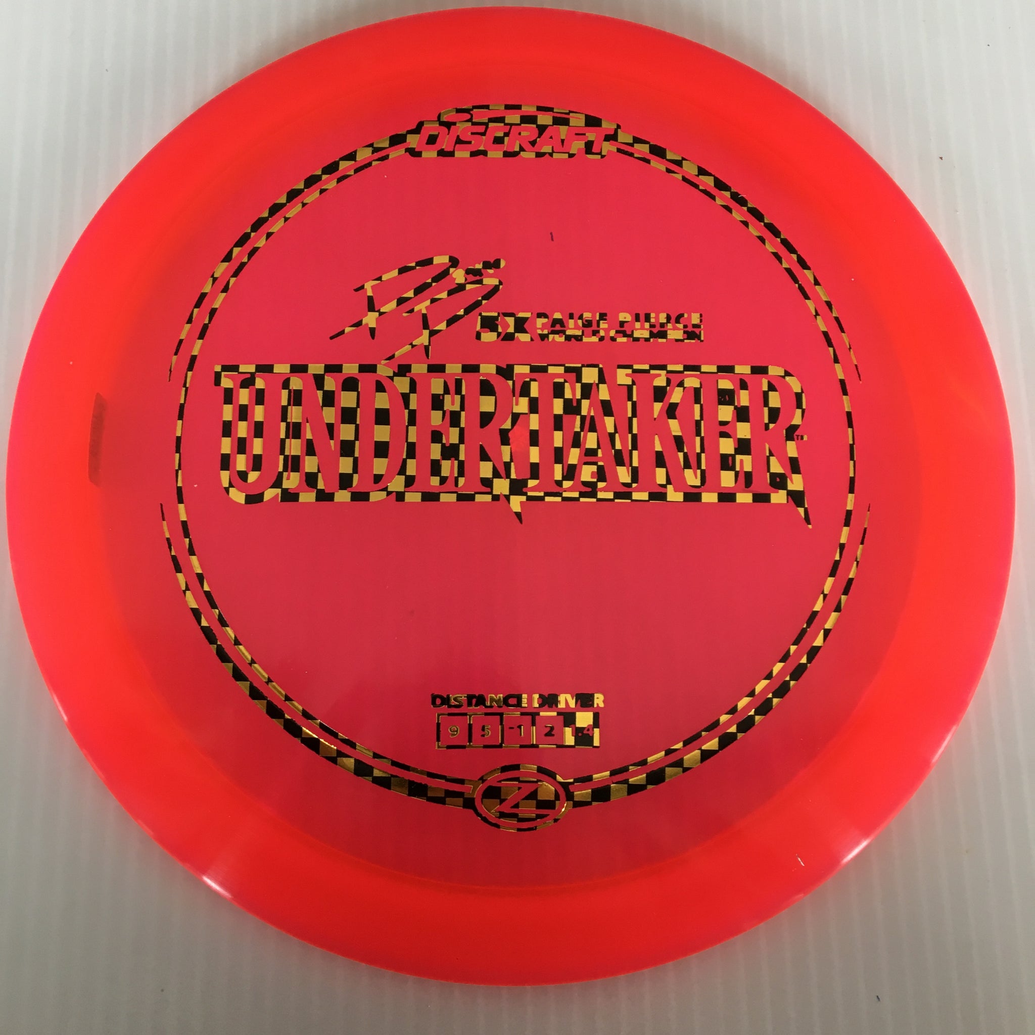 Discraft 5x Paige Pierce Z Undertaker 9/5/-1/2
