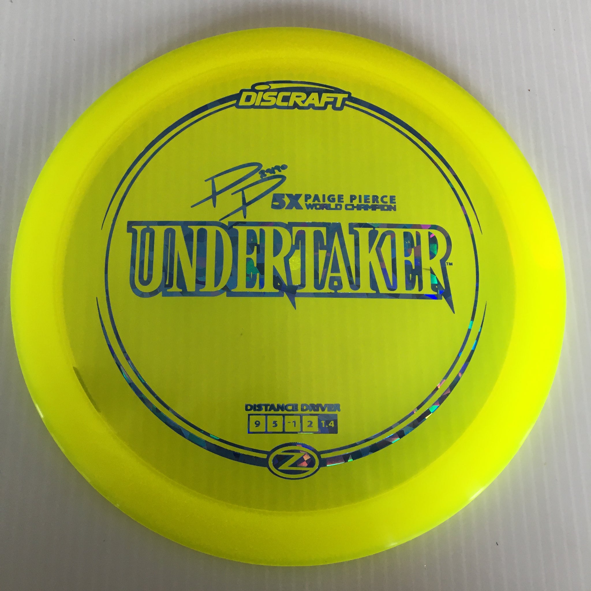 Discraft 5x Paige Pierce Z Undertaker 9/5/-1/2