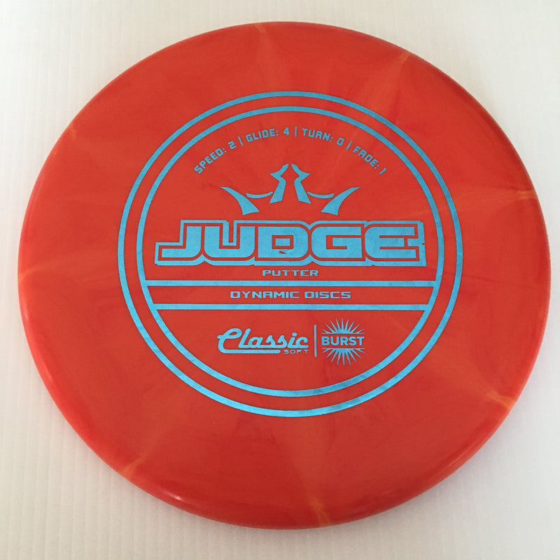 Dynamic Discs Classic Soft Burst Judge 2/4/0/1