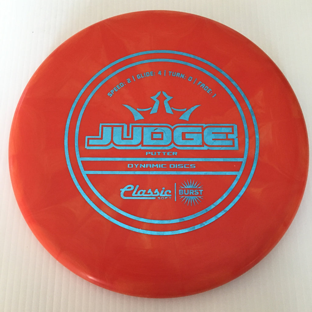 Dynamic Discs Classic Soft Burst Judge 2/4/0/1