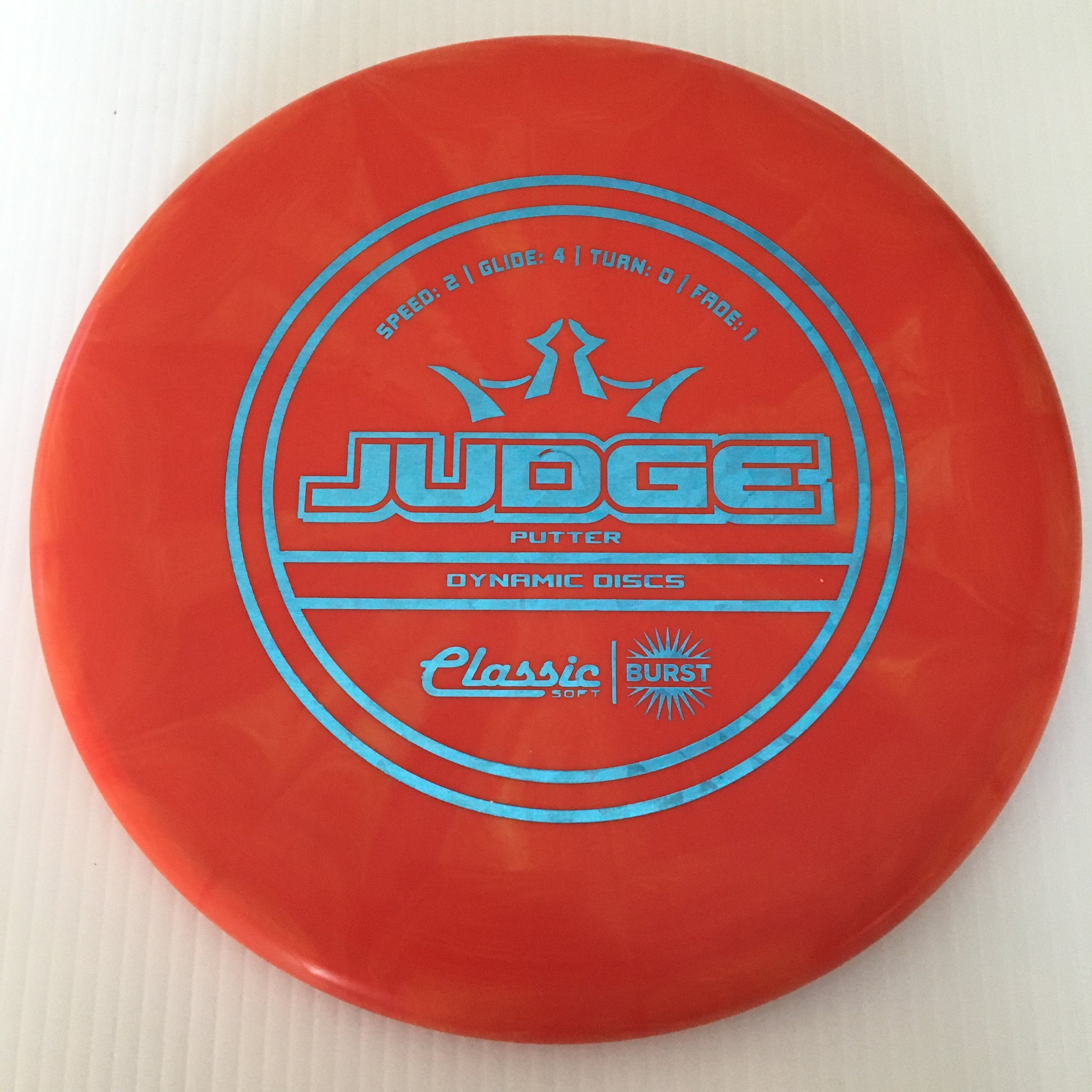 Dynamic Discs Classic Soft Burst Judge 2/4/0/1