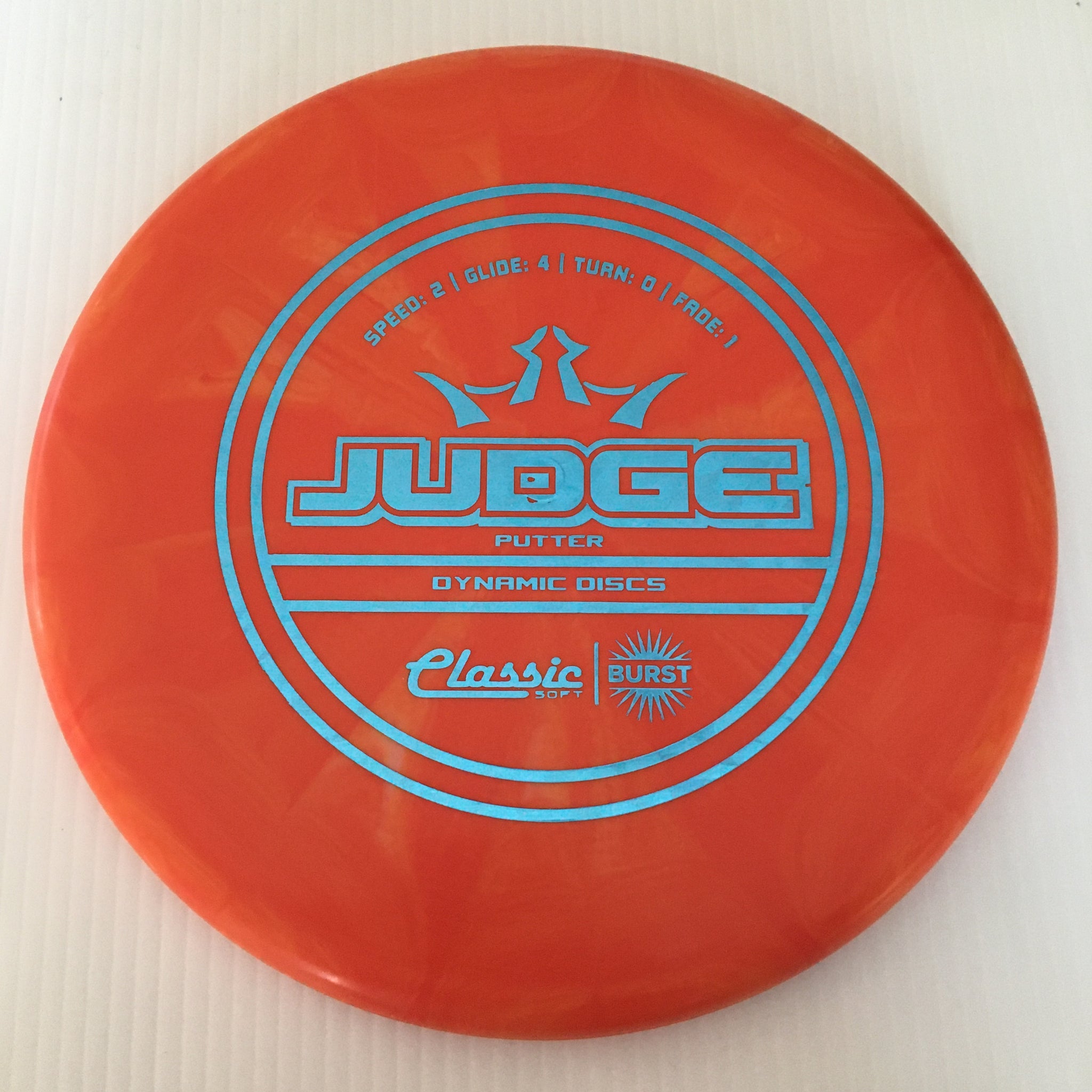 Dynamic Discs Classic Soft Burst Judge 2/4/0/1