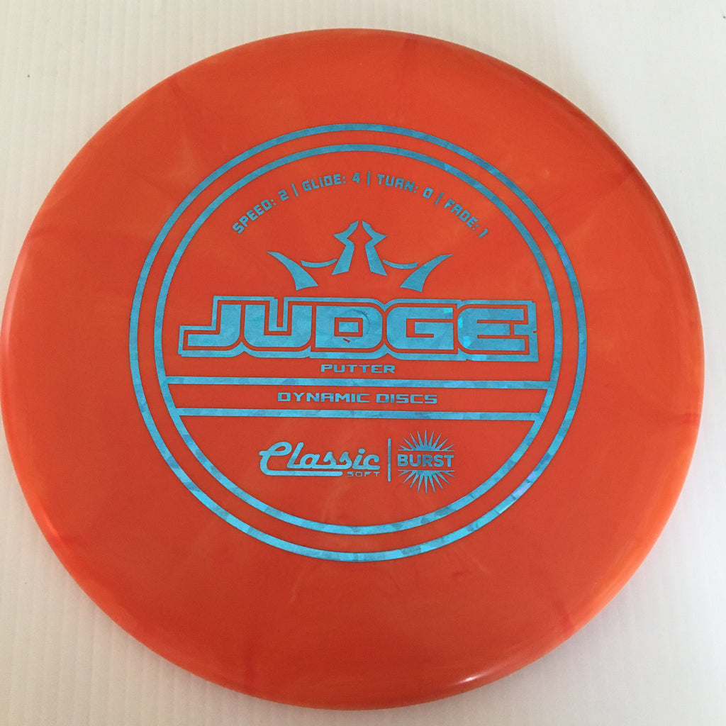 Dynamic Discs Classic Soft Burst Judge 2/4/0/1