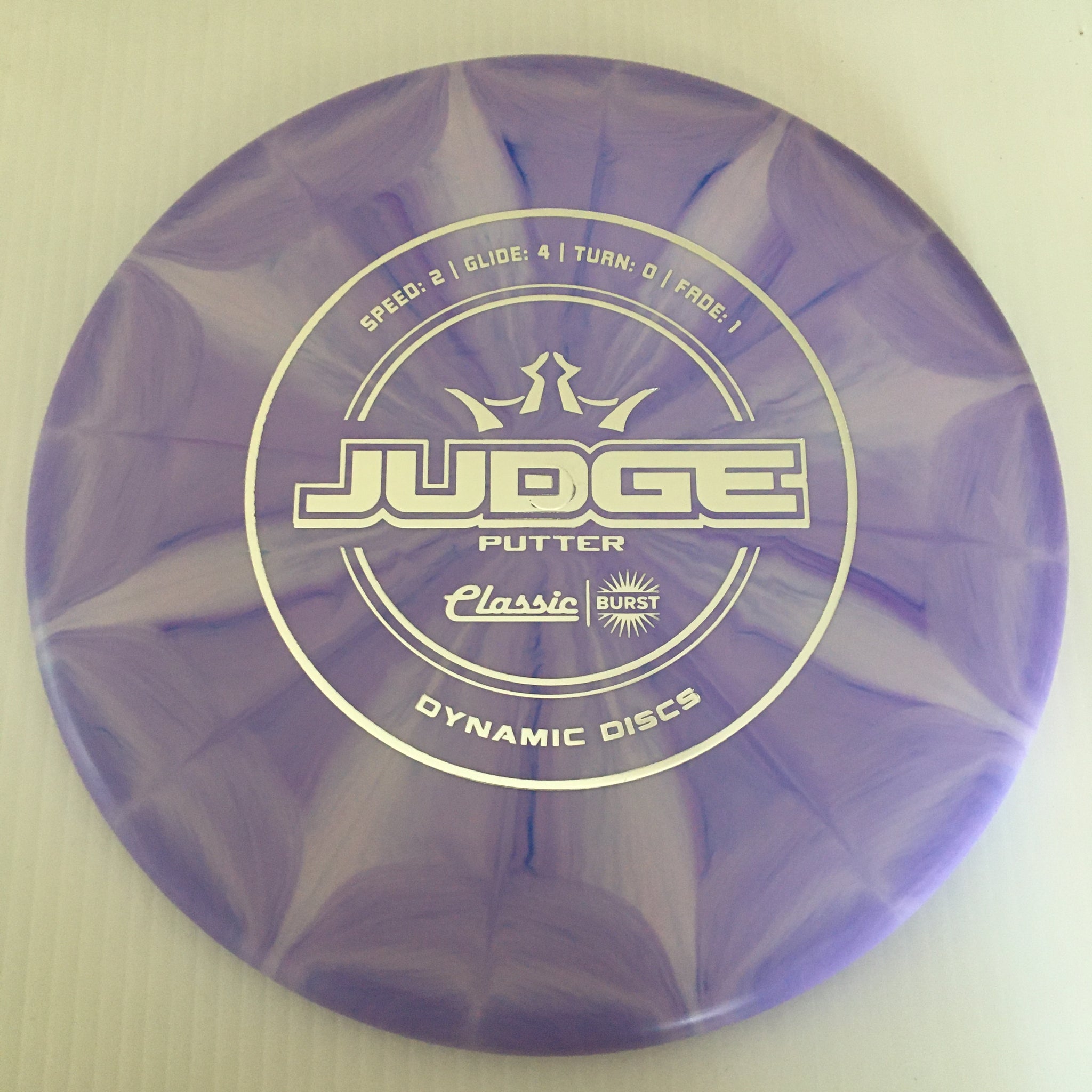 Dynamic Discs Classic Burst Judge 2/4/0/1