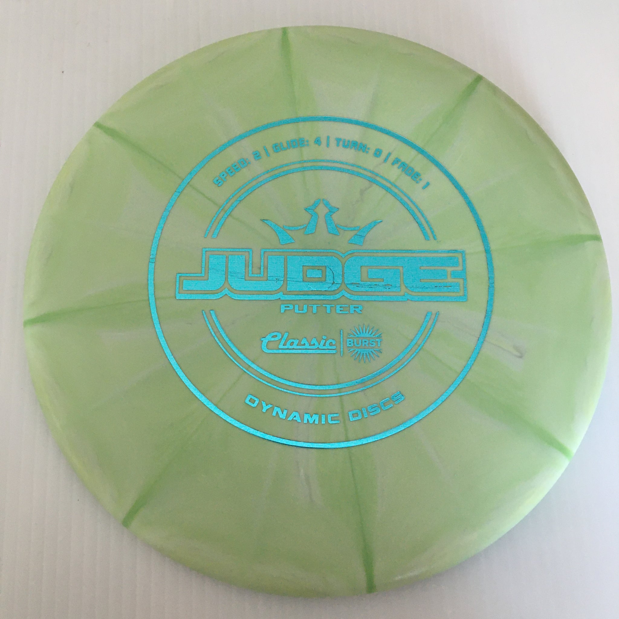 Dynamic Discs Classic Burst Judge 2/4/0/1