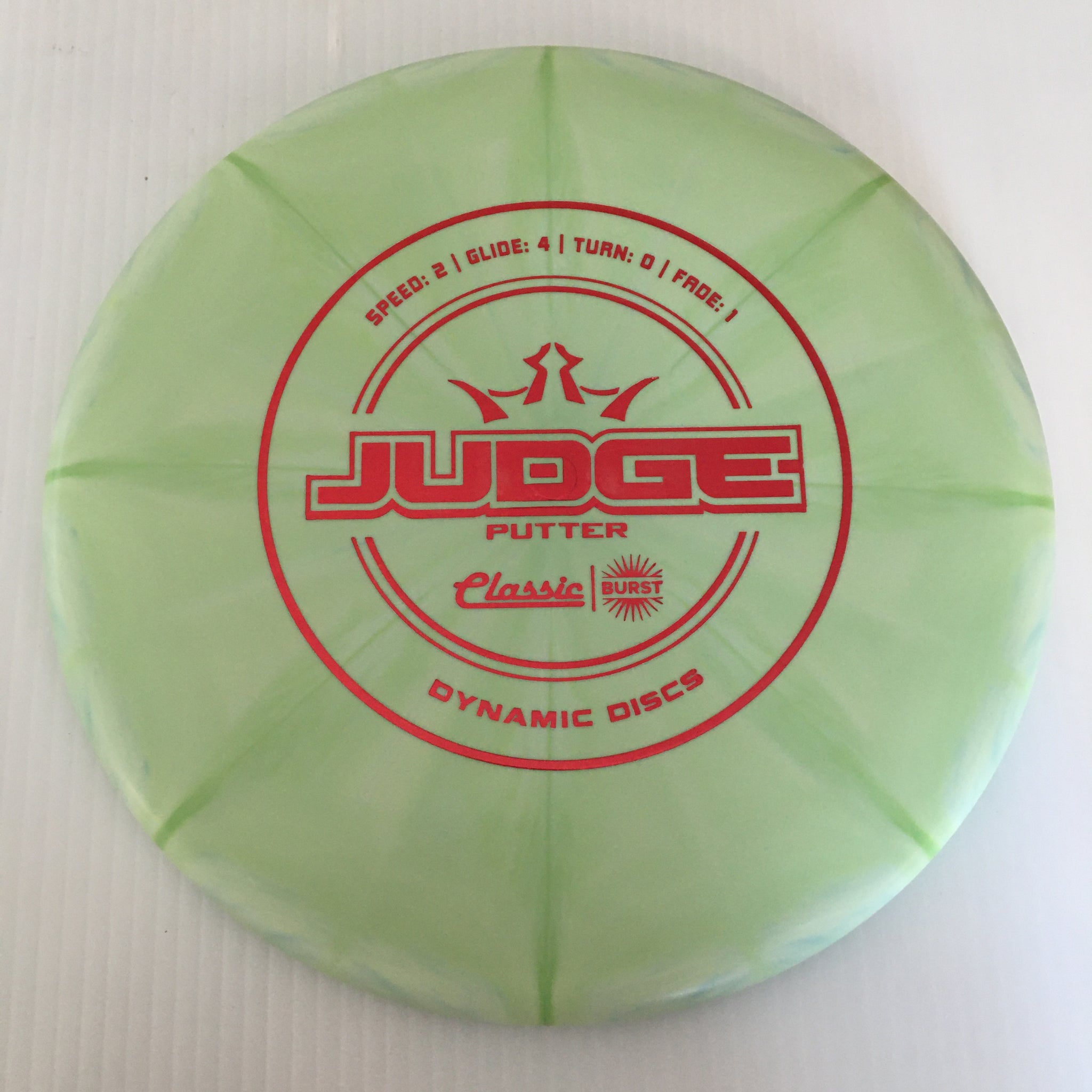 Dynamic Discs Classic Burst Judge 2/4/0/1