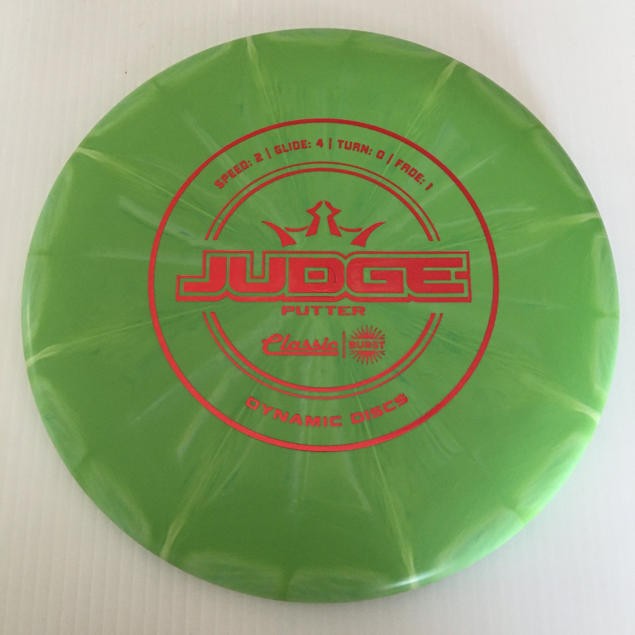 Dynamic Discs Classic Burst Judge 2/4/0/1