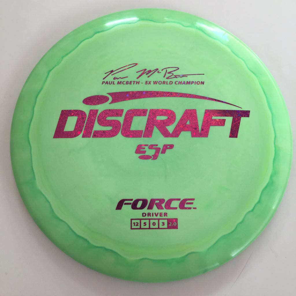 Discraft 5x Paul McBeth ESP Force 12/5/0/3 (170-172 grams)