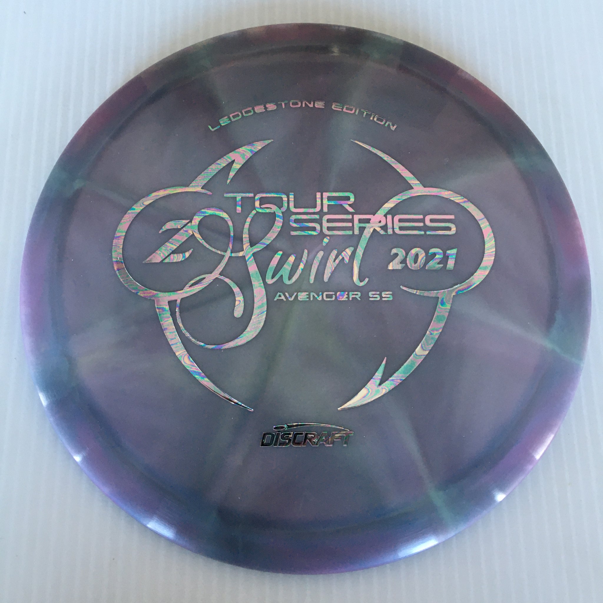 Discraft 2021 Ledgestone Tour Series Z Swirl Avenger SS 10/5/-3/1