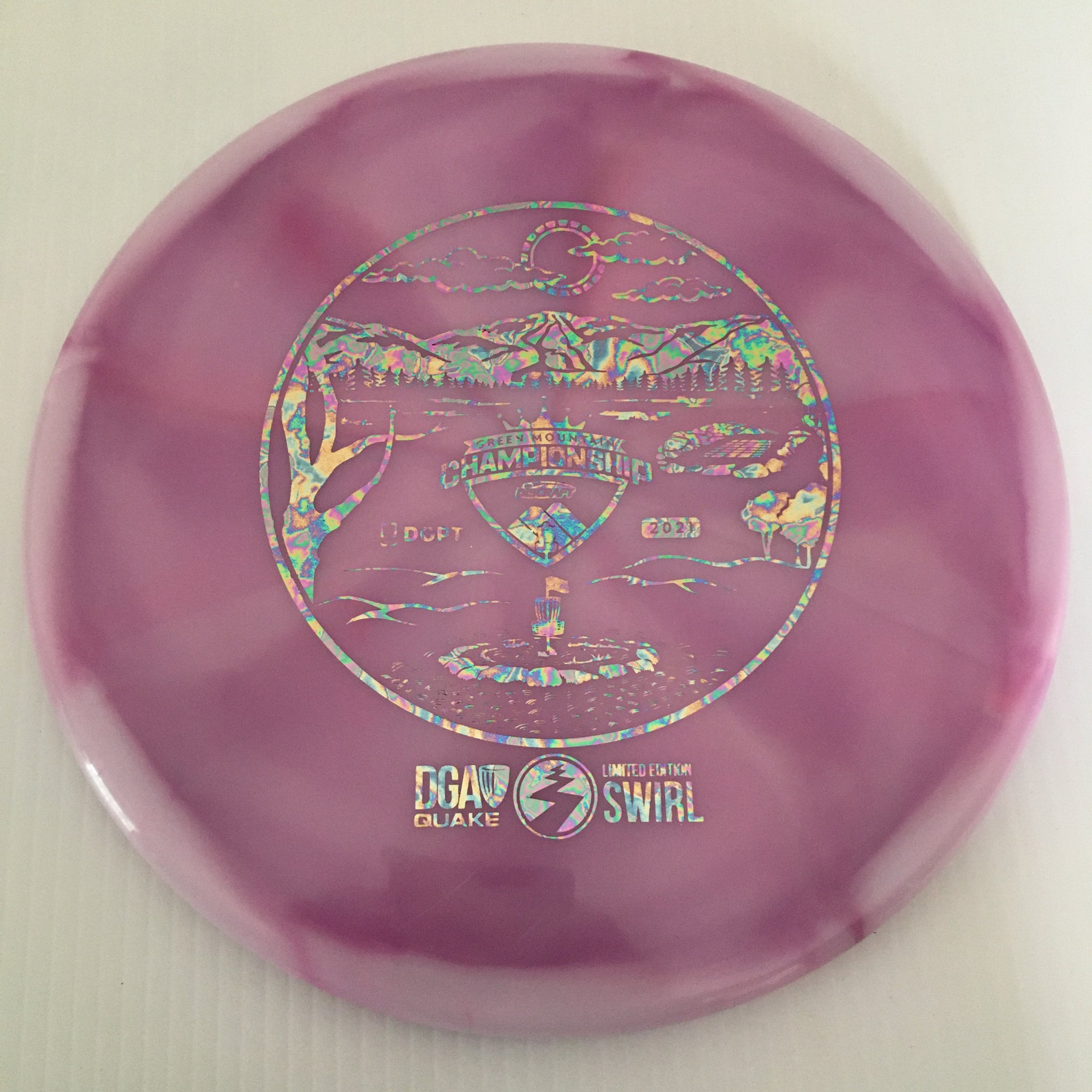DGA Limited Edition 2021 Green Mountain Championships Swirl Quake 5/3/0/3