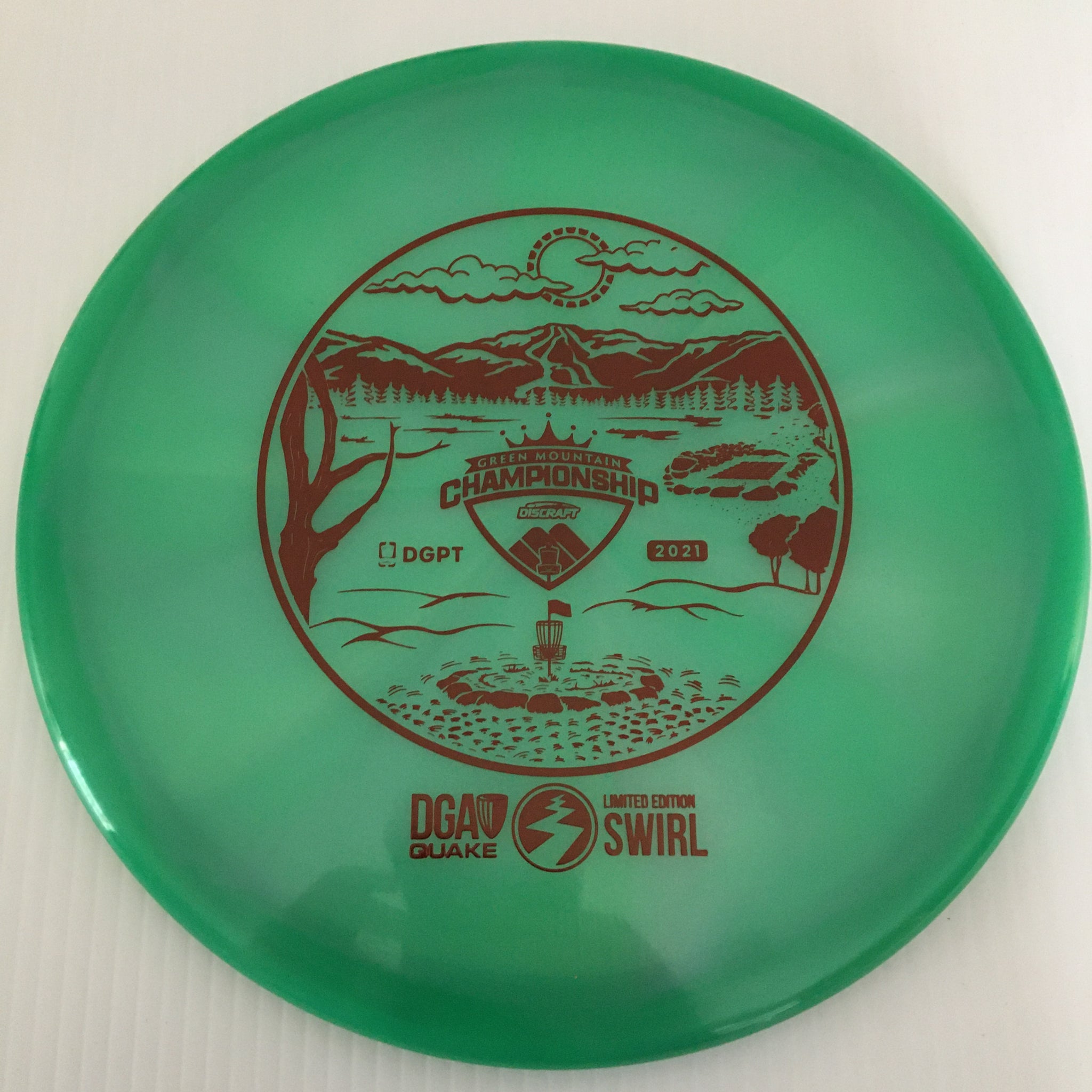 DGA Limited Edition 2021 Green Mountain Championships Swirl Quake 5/3/0/3