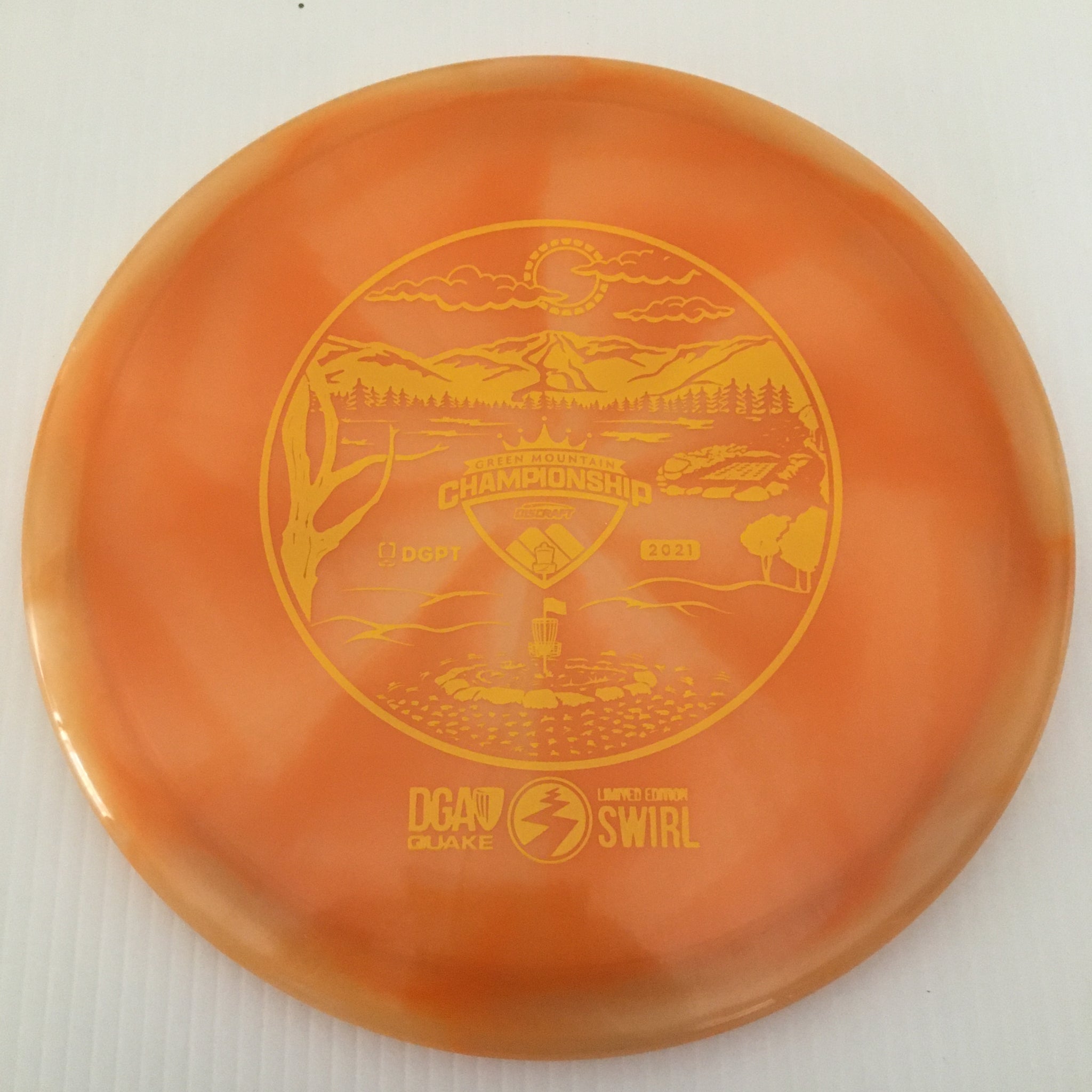 DGA Limited Edition 2021 Green Mountain Championships Swirl Quake 5/3/0/3