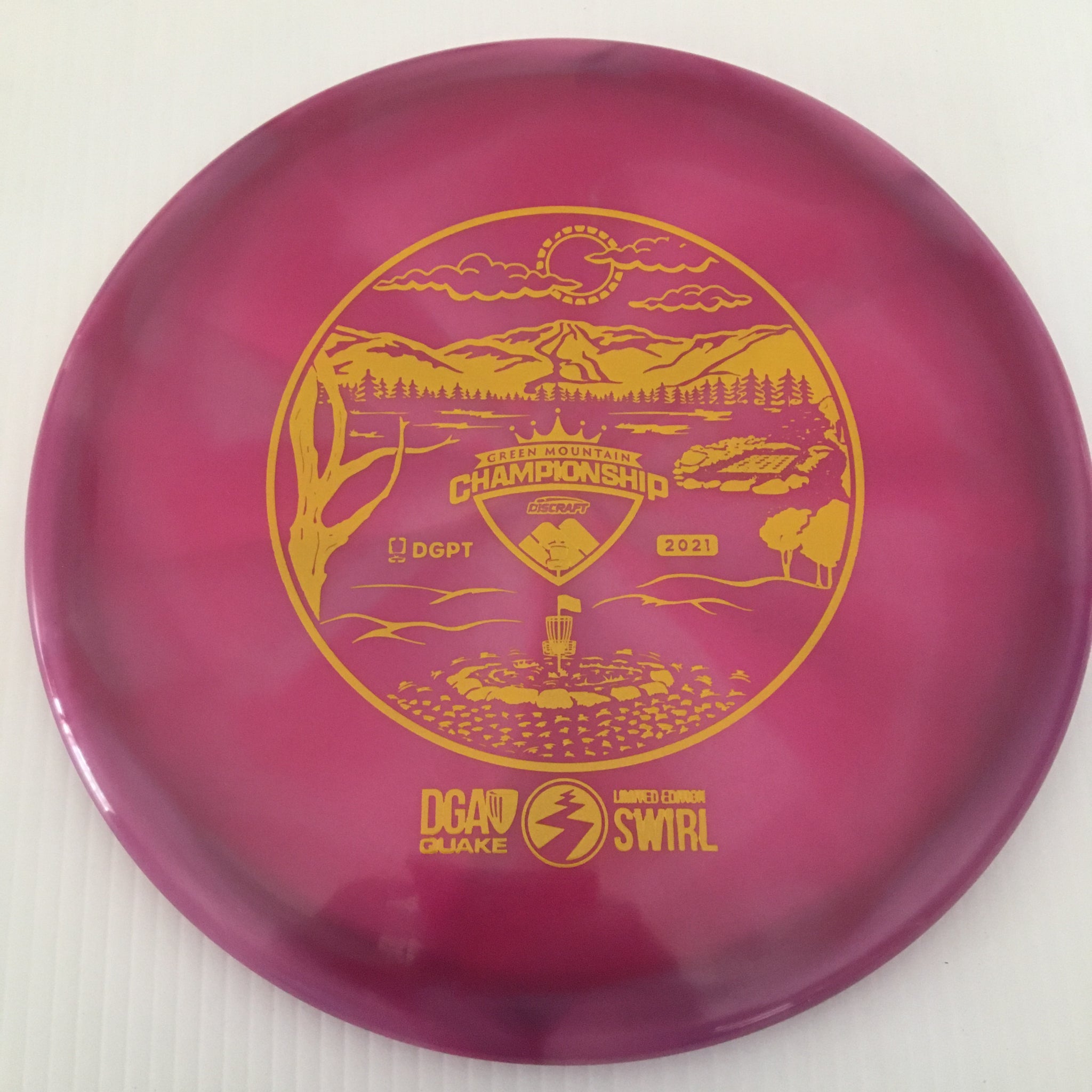DGA Limited Edition 2021 Green Mountain Championships Swirl Quake 5/3/0/3