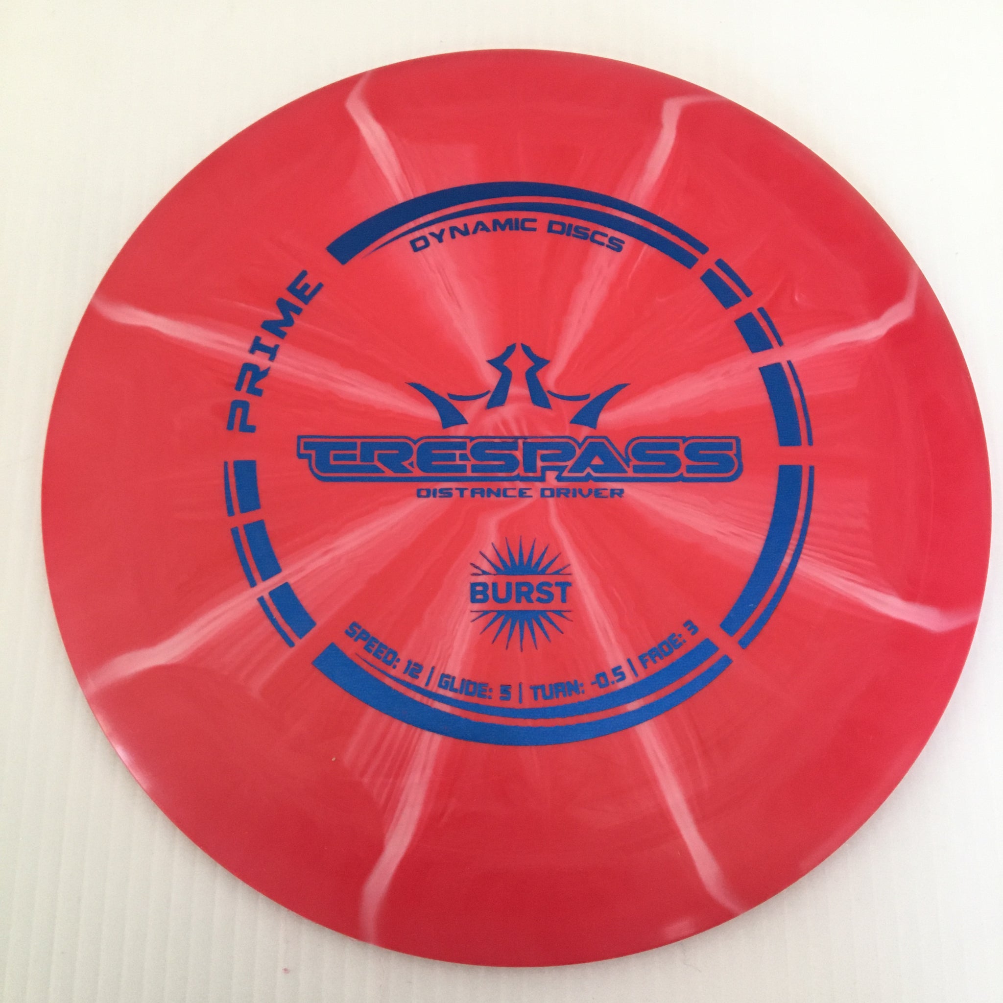 Dynamic Discs Prime Burst Trespass 12/5/-0.5/3