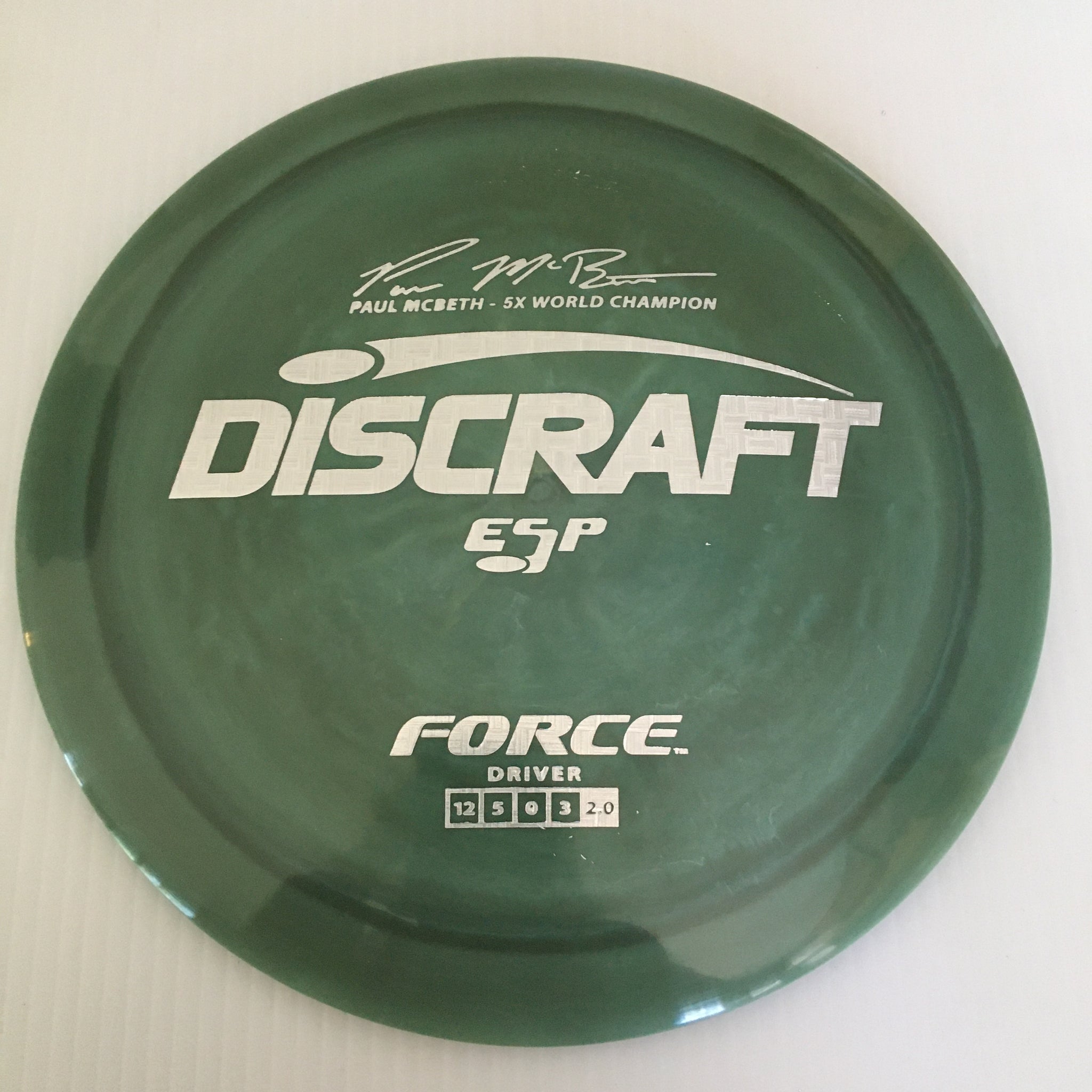 Discraft 5x Paul McBeth ESP Force 12/5/0/3 (170-172 grams)