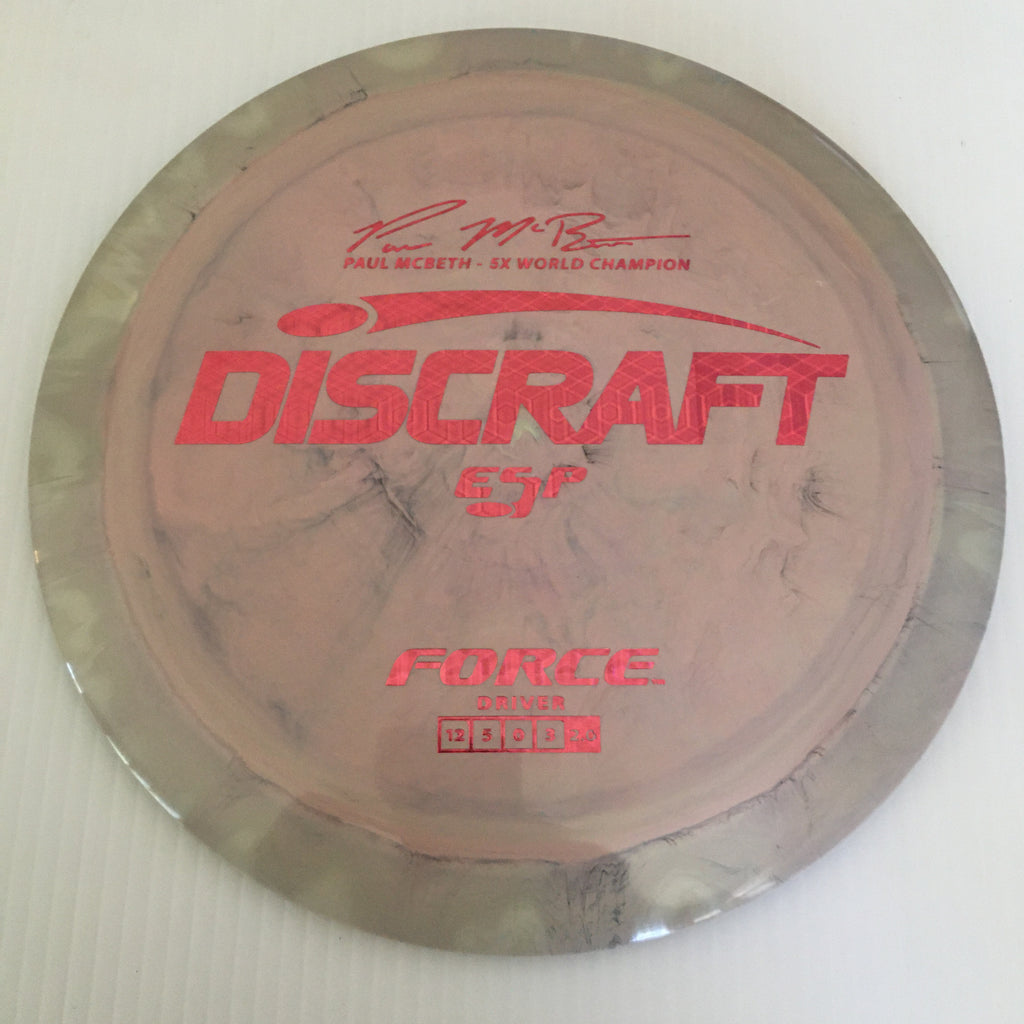 Discraft 5x Paul McBeth ESP Force 12/5/0/3 (170-172 grams)