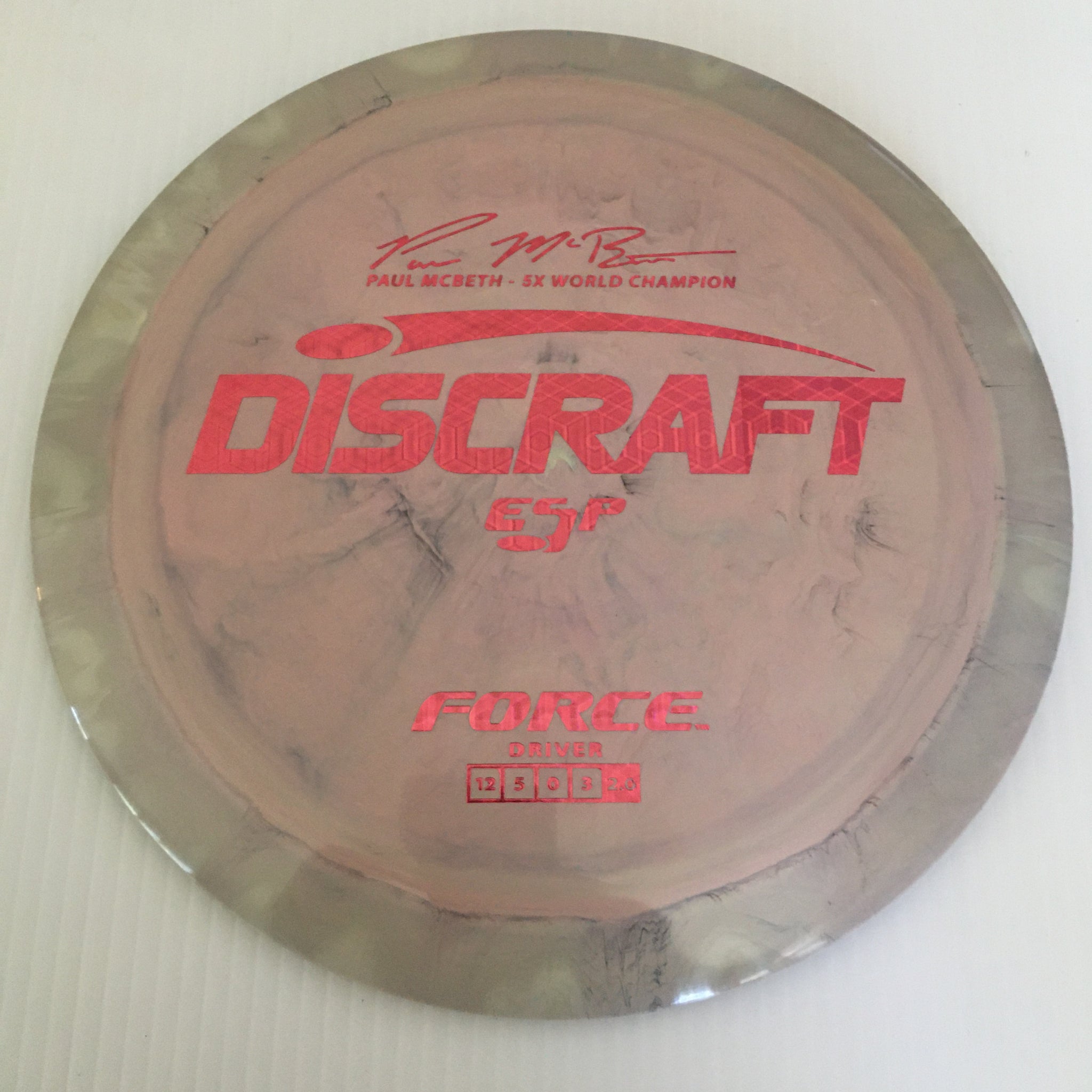 Discraft 5x Paul McBeth ESP Force 12/5/0/3 (170-172 grams)