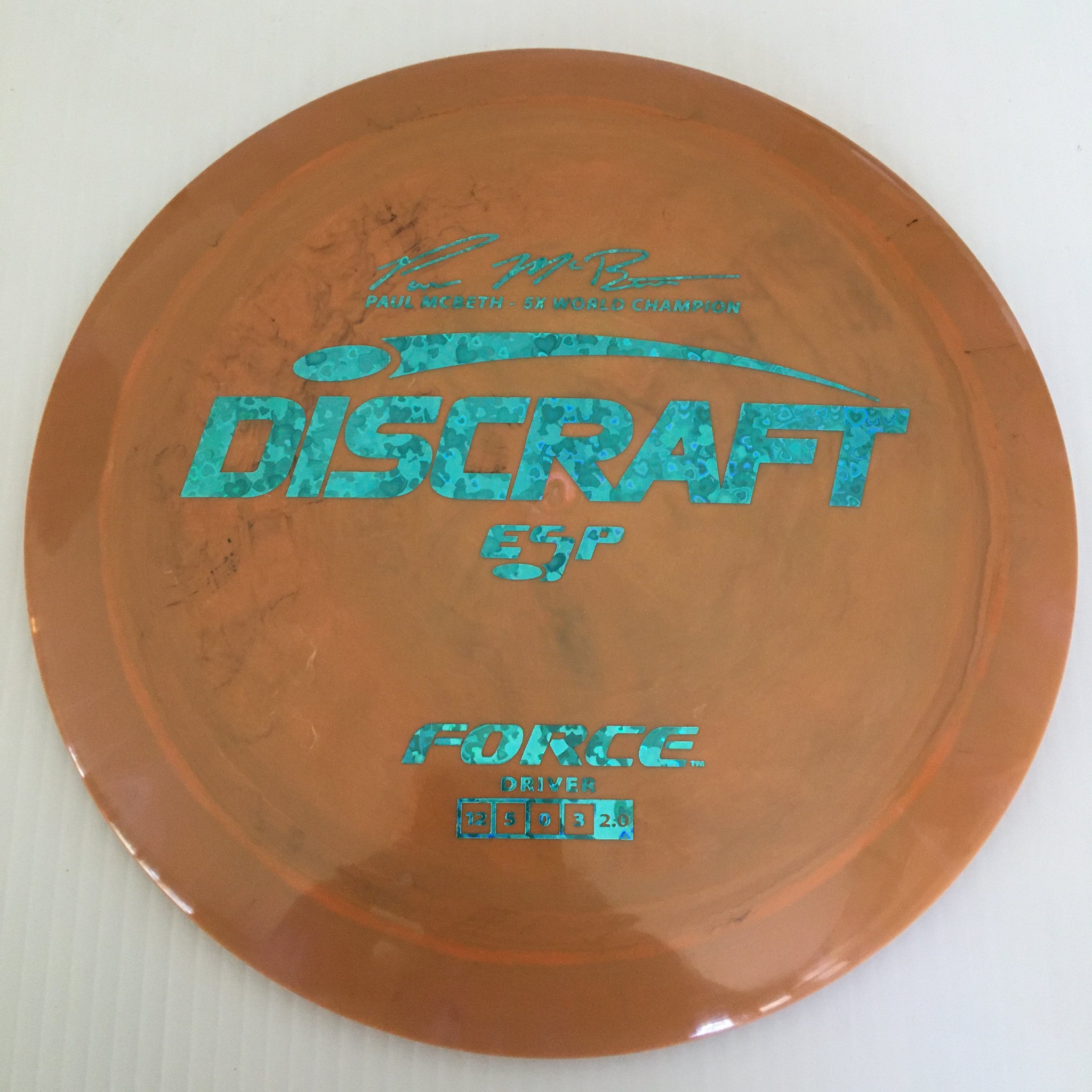 Discraft 5x Paul McBeth ESP Force 12/5/0/3 (170-172 grams)