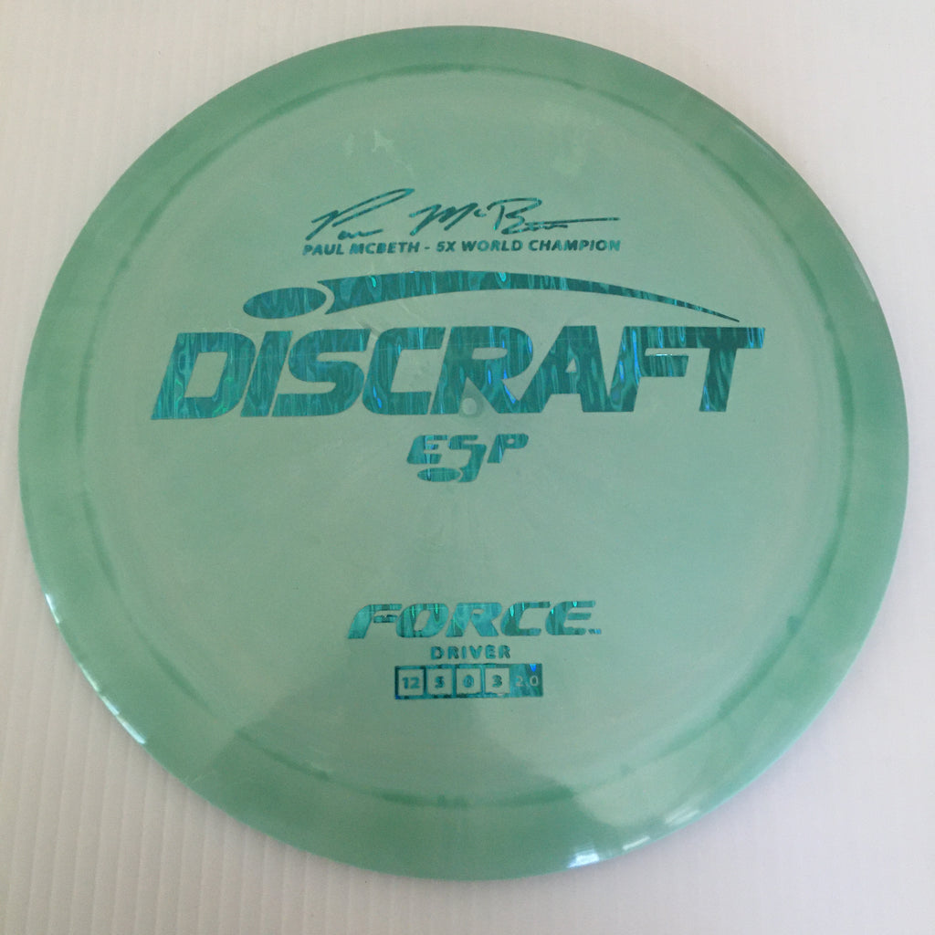 Discraft 5x Paul McBeth ESP Force 12/5/0/3 (170-172 grams)
