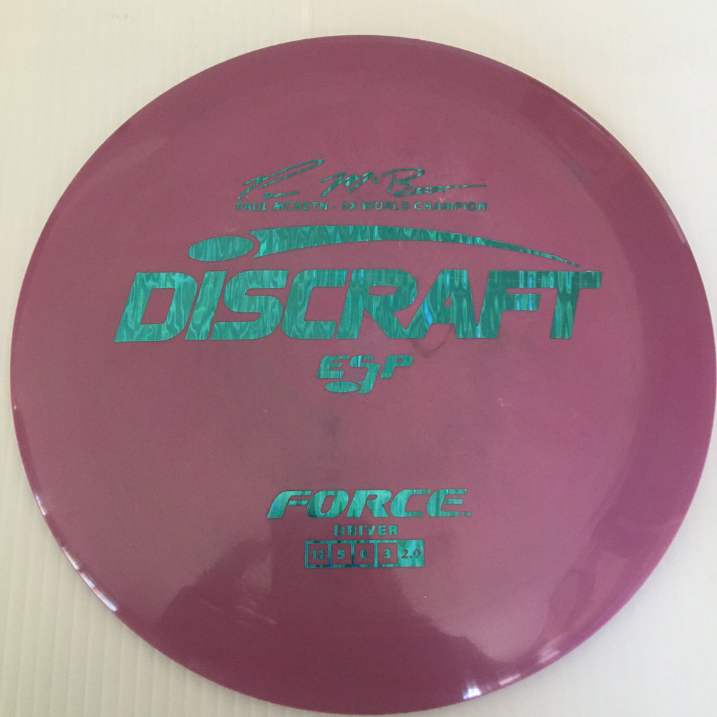 Discraft 5x Paul McBeth ESP Force 12/5/0/3 (170-172 grams)