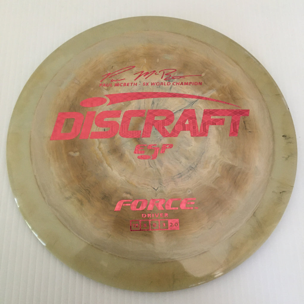 Discraft 5x Paul McBeth ESP Force 12/5/0/3 (170-172 grams)